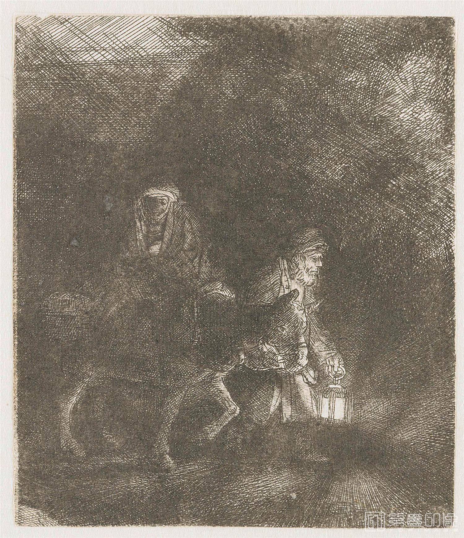 素描-伦勃朗·哈尔曼松·凡·莱因 Rembrandt Harmenszoon van Rijn作品集-624