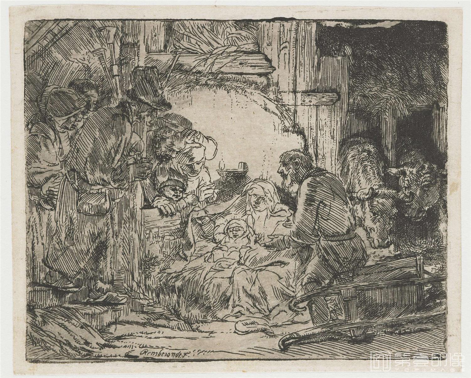 速写-伦勃朗·哈尔曼松·凡·莱因 Rembrandt Harmenszoon van Rijn作品集-691