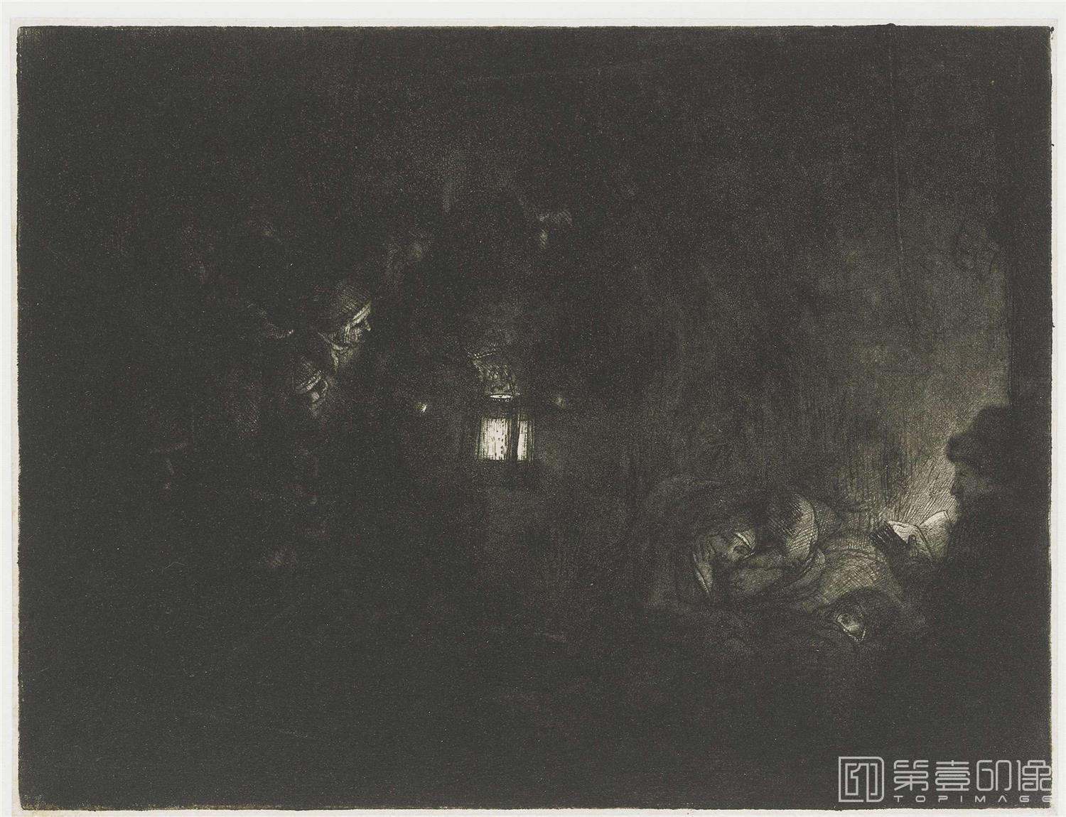 素描-伦勃朗·哈尔曼松·凡·莱因 Rembrandt Harmenszoon van Rijn作品集-692