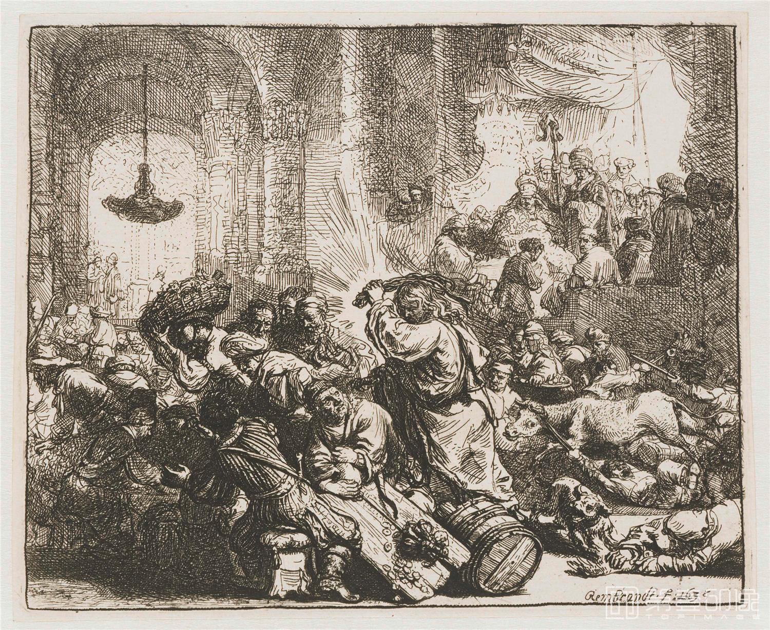 素描-伦勃朗·哈尔曼松·凡·莱因 Rembrandt Harmenszoon van Rijn作品集-723