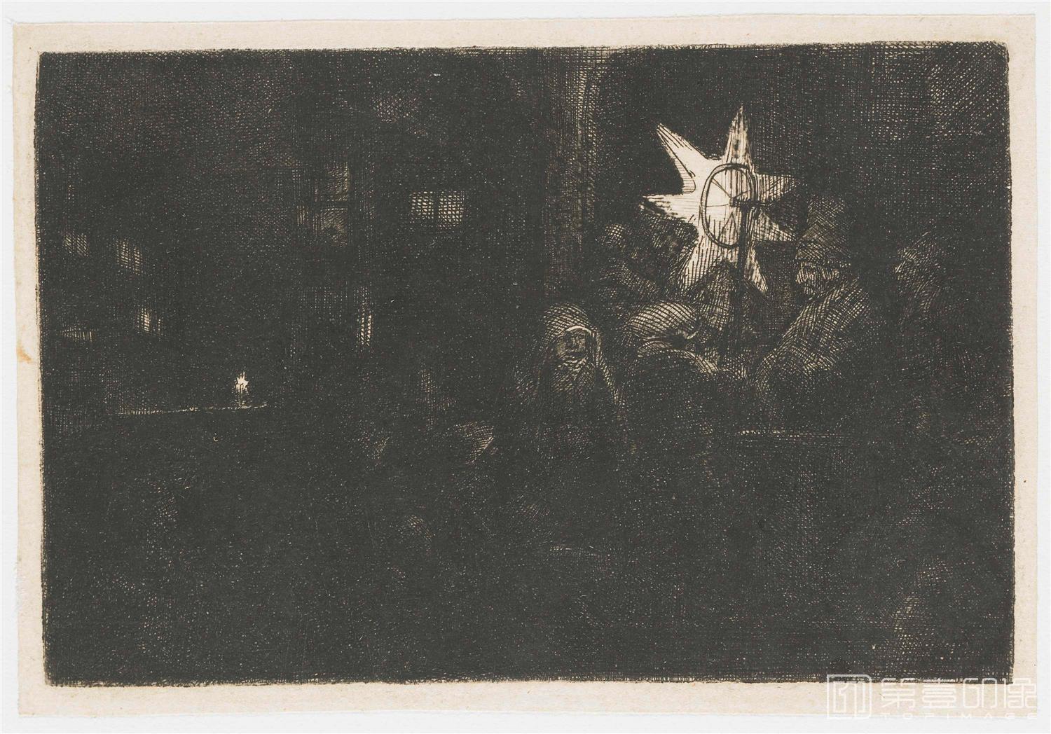 素描-伦勃朗·哈尔曼松·凡·莱因 Rembrandt Harmenszoon van Rijn作品集-752