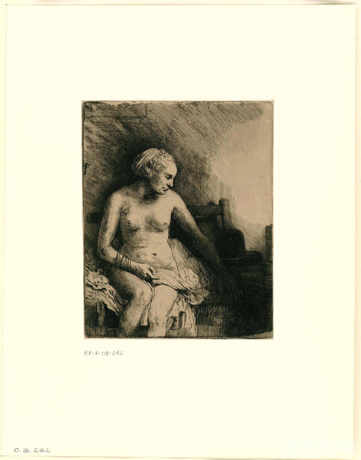 素描-伦勃朗·哈尔曼松·凡·莱因 Rembrandt Harmenszoon van Rijn作品集-784
