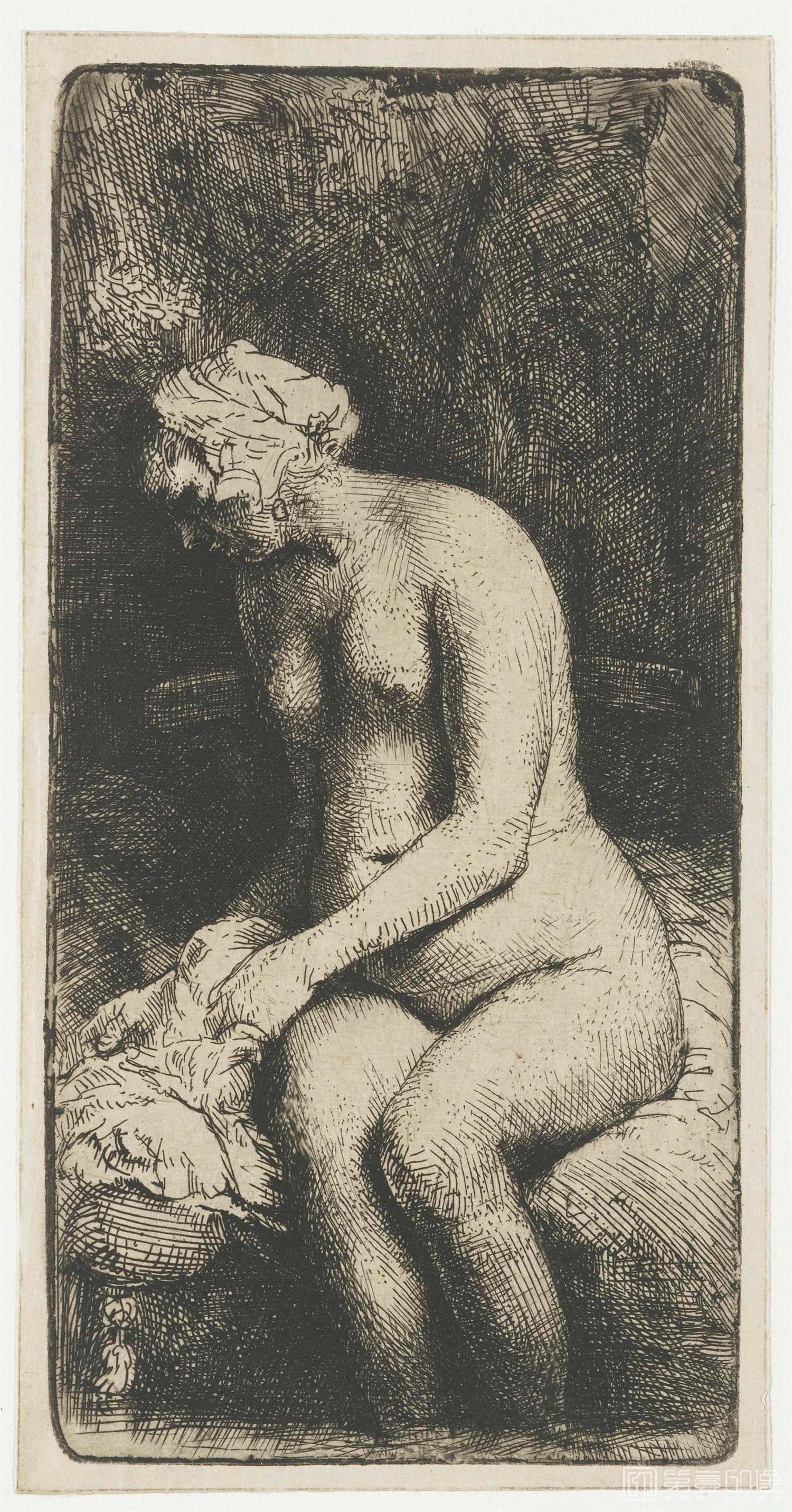 素描-伦勃朗·哈尔曼松·凡·莱因 Rembrandt Harmenszoon van Rijn作品集-785