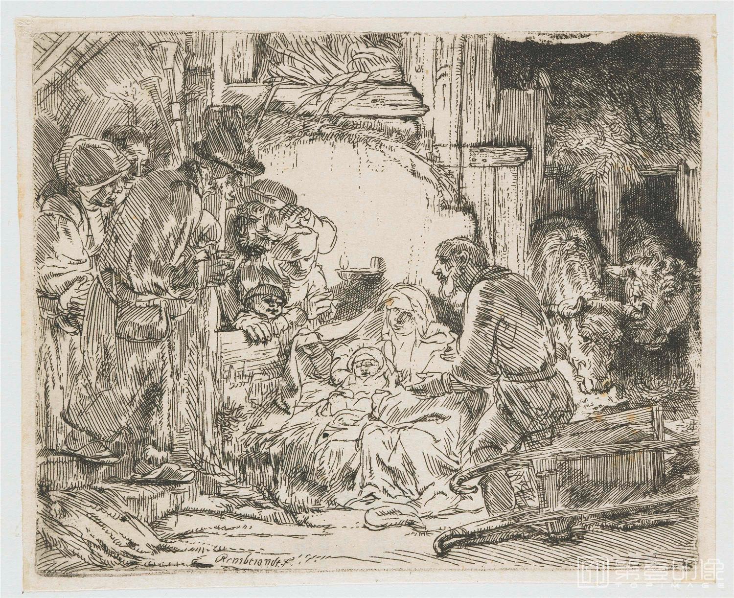 速写-伦勃朗·哈尔曼松·凡·莱因 Rembrandt Harmenszoon van Rijn作品集-799