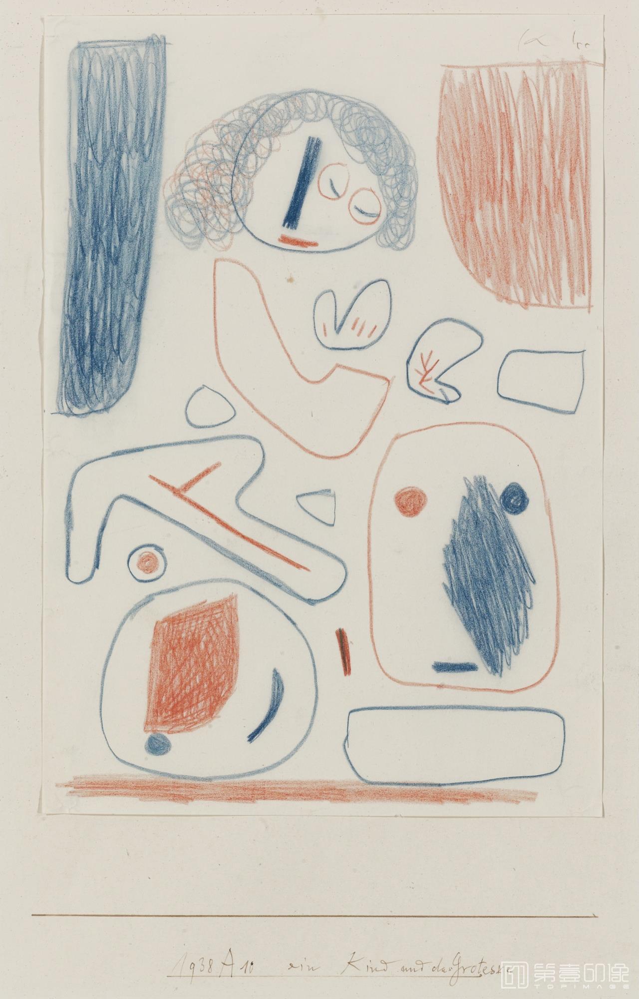 水彩画-保罗·克利 Paul Klee作品集-032