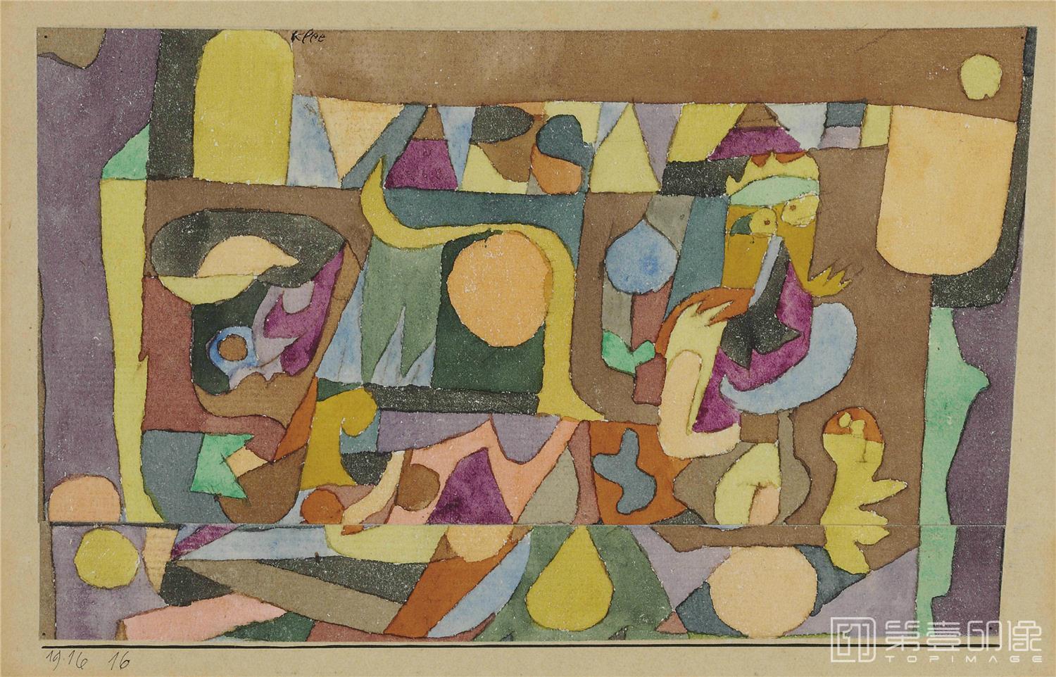 水彩画-保罗·克利 Paul Klee作品集-110