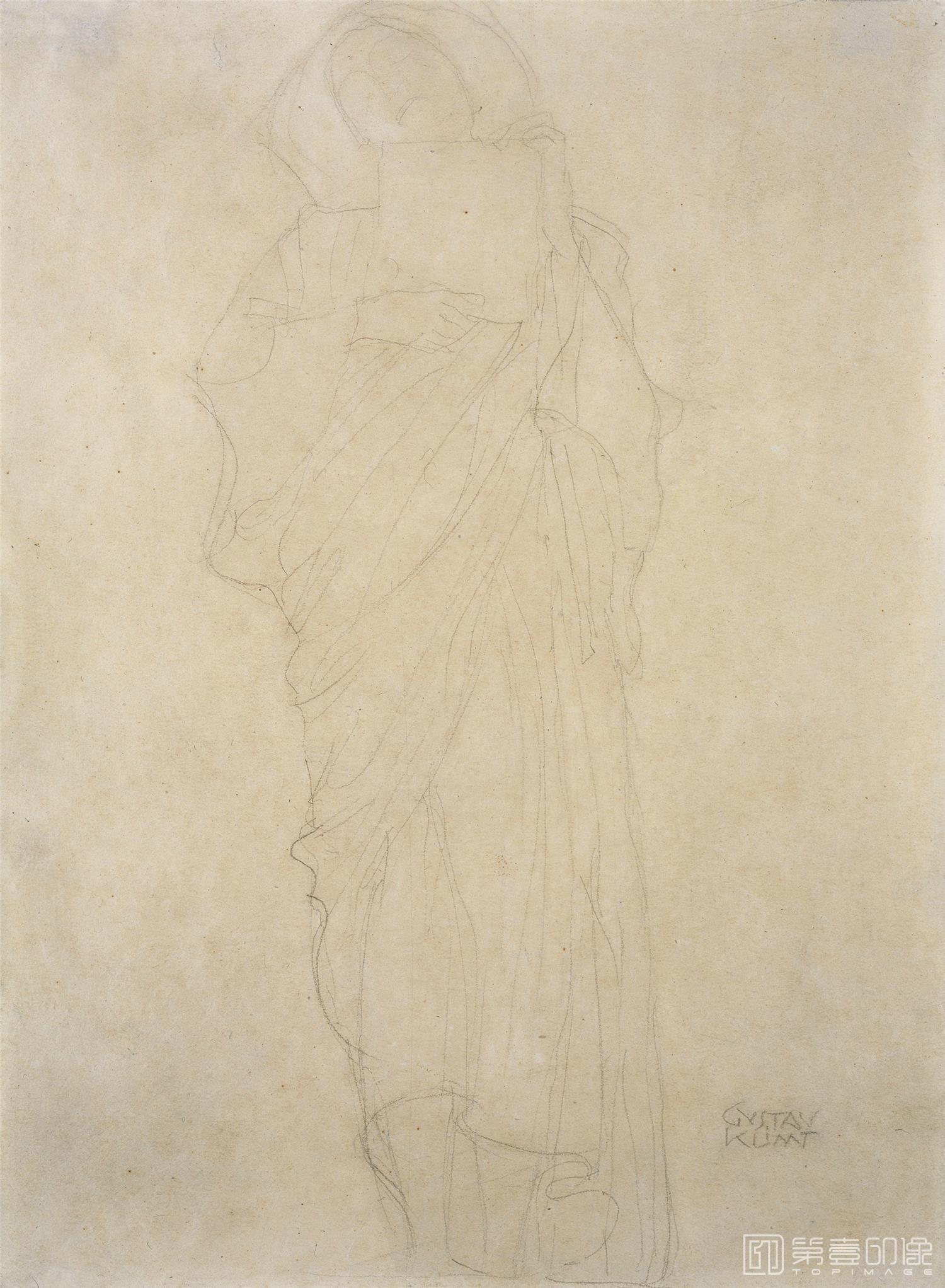 速写-古斯塔夫·克里姆特 Gustav Klimt作品集-141
