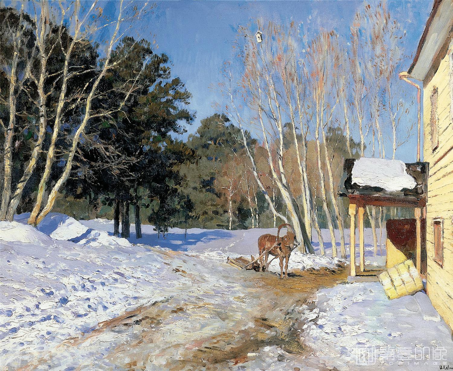 油画-列维坦 Levitan，Isaak Iliich作品集-19