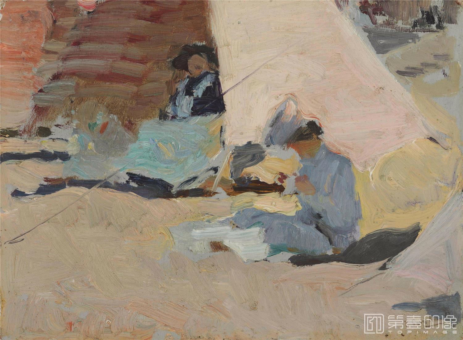 油画-华金·索罗拉亚·巴斯蒂达 Joaquín Sorolla yBastida-046
