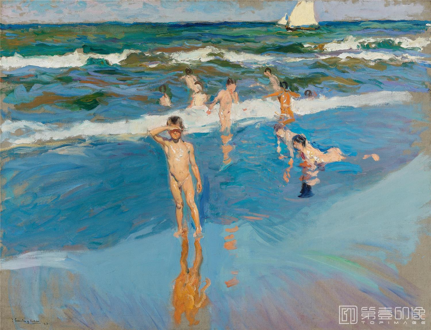 油画-华金·索罗拉亚·巴斯蒂达 Joaquín Sorolla yBastida-052