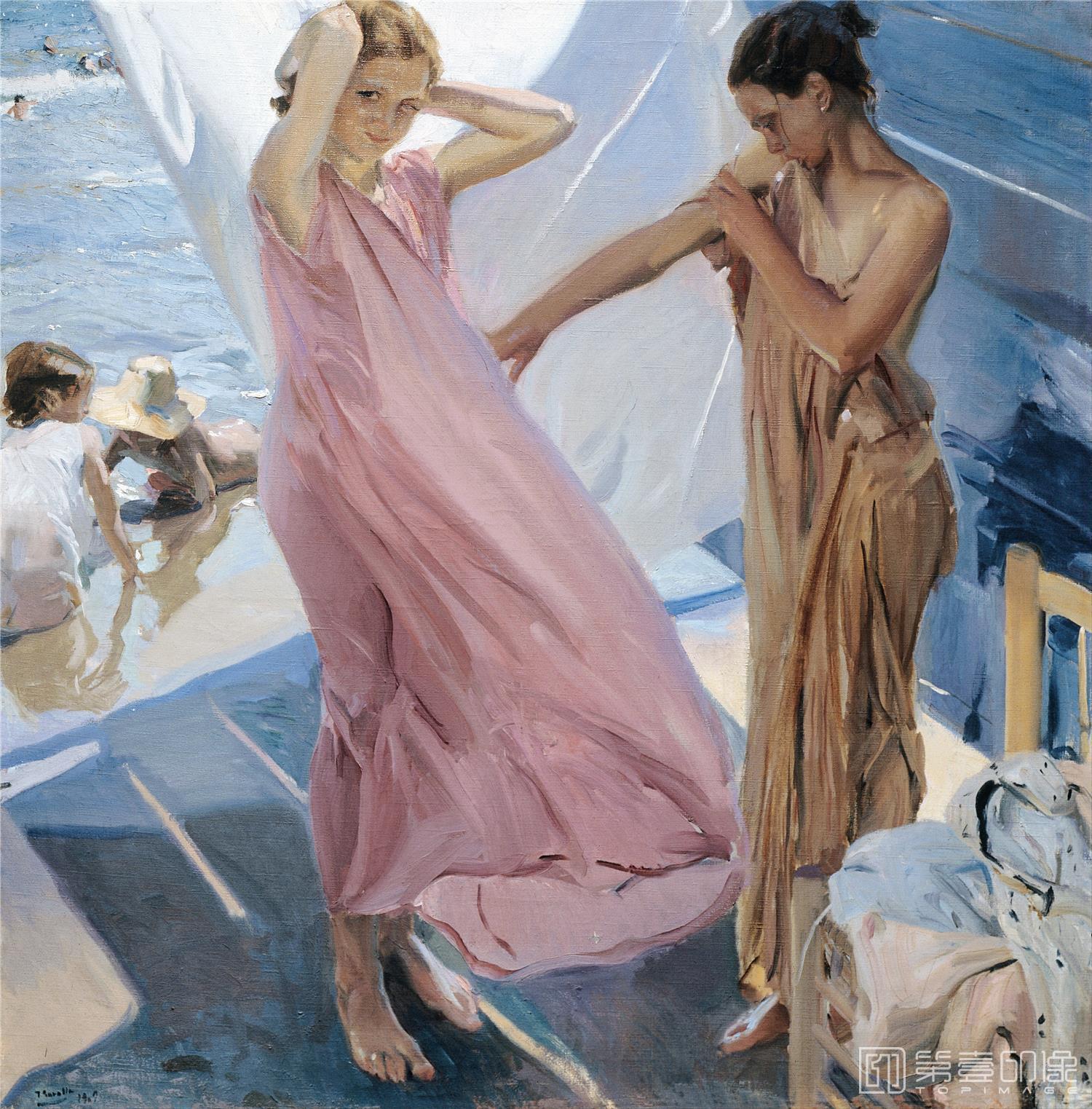 油画-华金·索罗拉亚·巴斯蒂达 Joaquín Sorolla yBastida-055