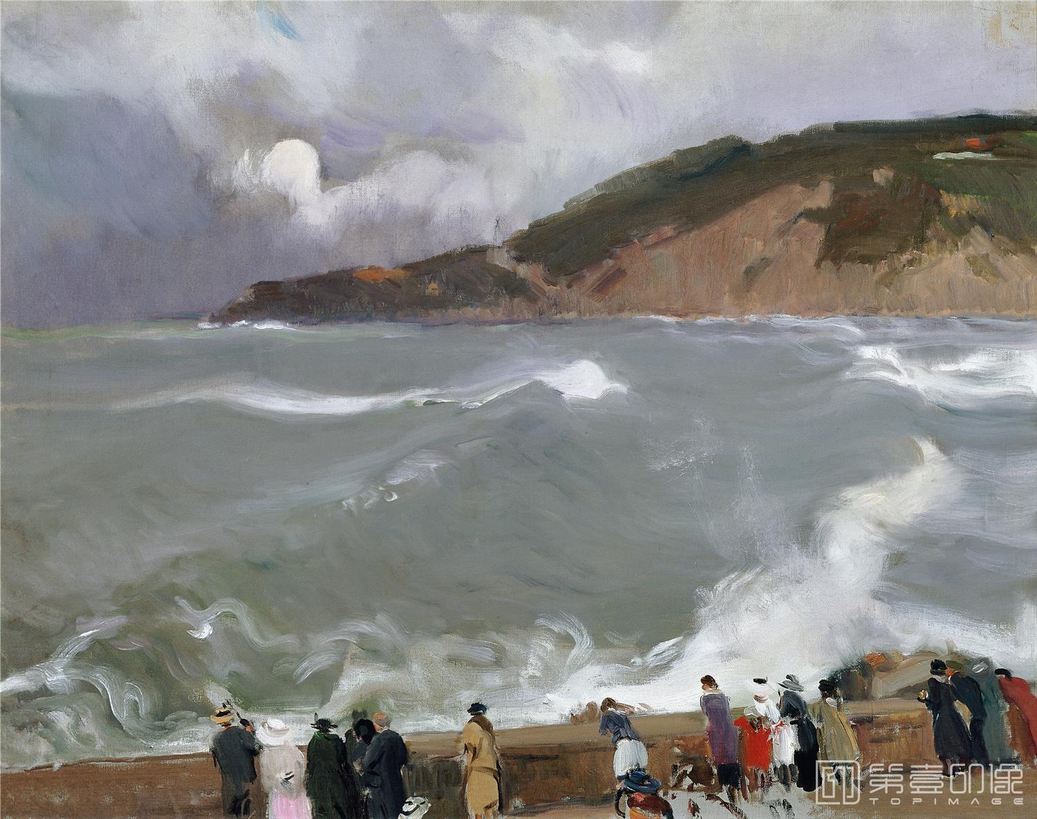 油画-华金·索罗拉亚·巴斯蒂达 Joaquín Sorolla yBastida-056