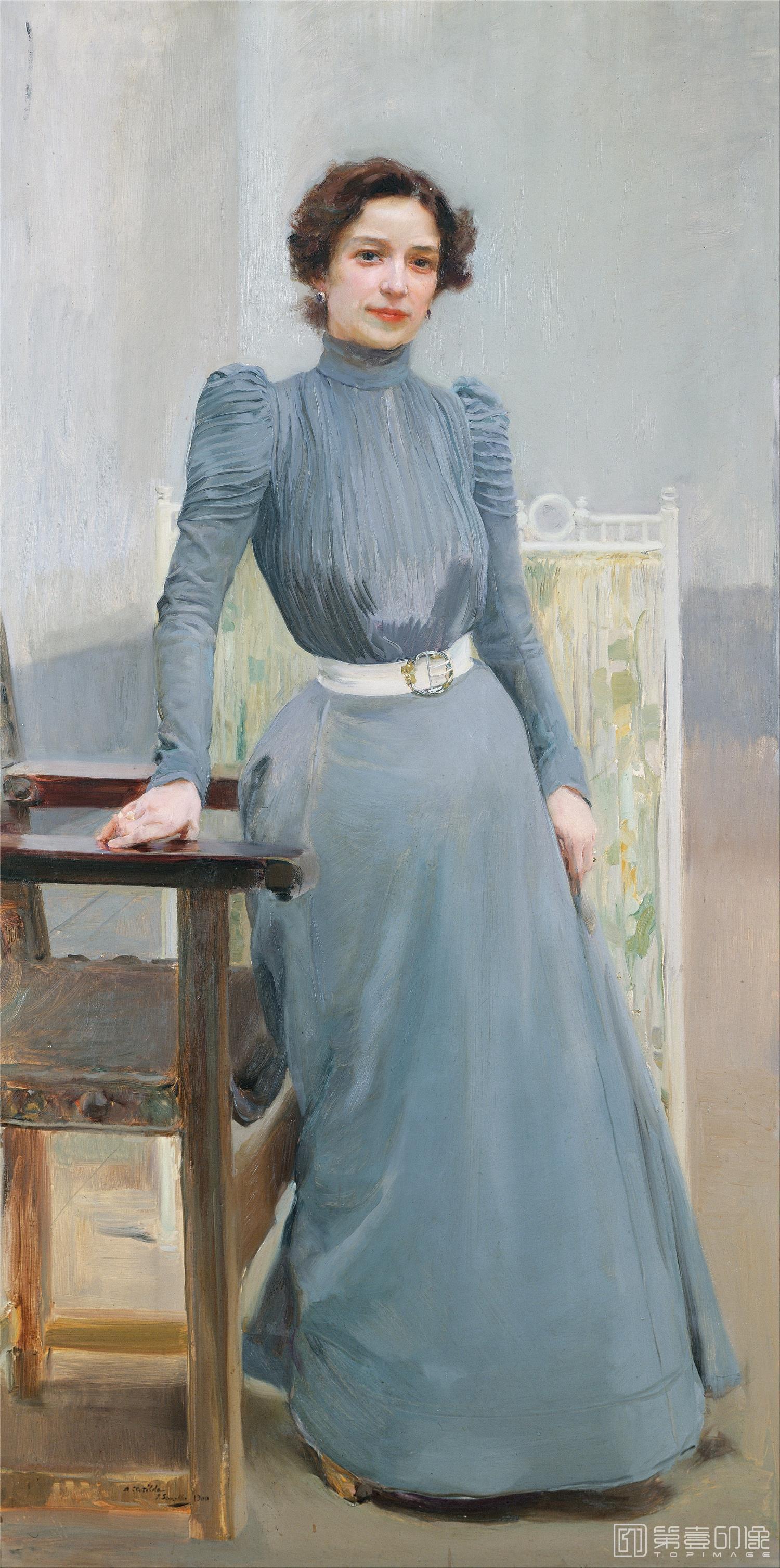 油画-华金·索罗拉亚·巴斯蒂达 Joaquín Sorolla yBastida-058