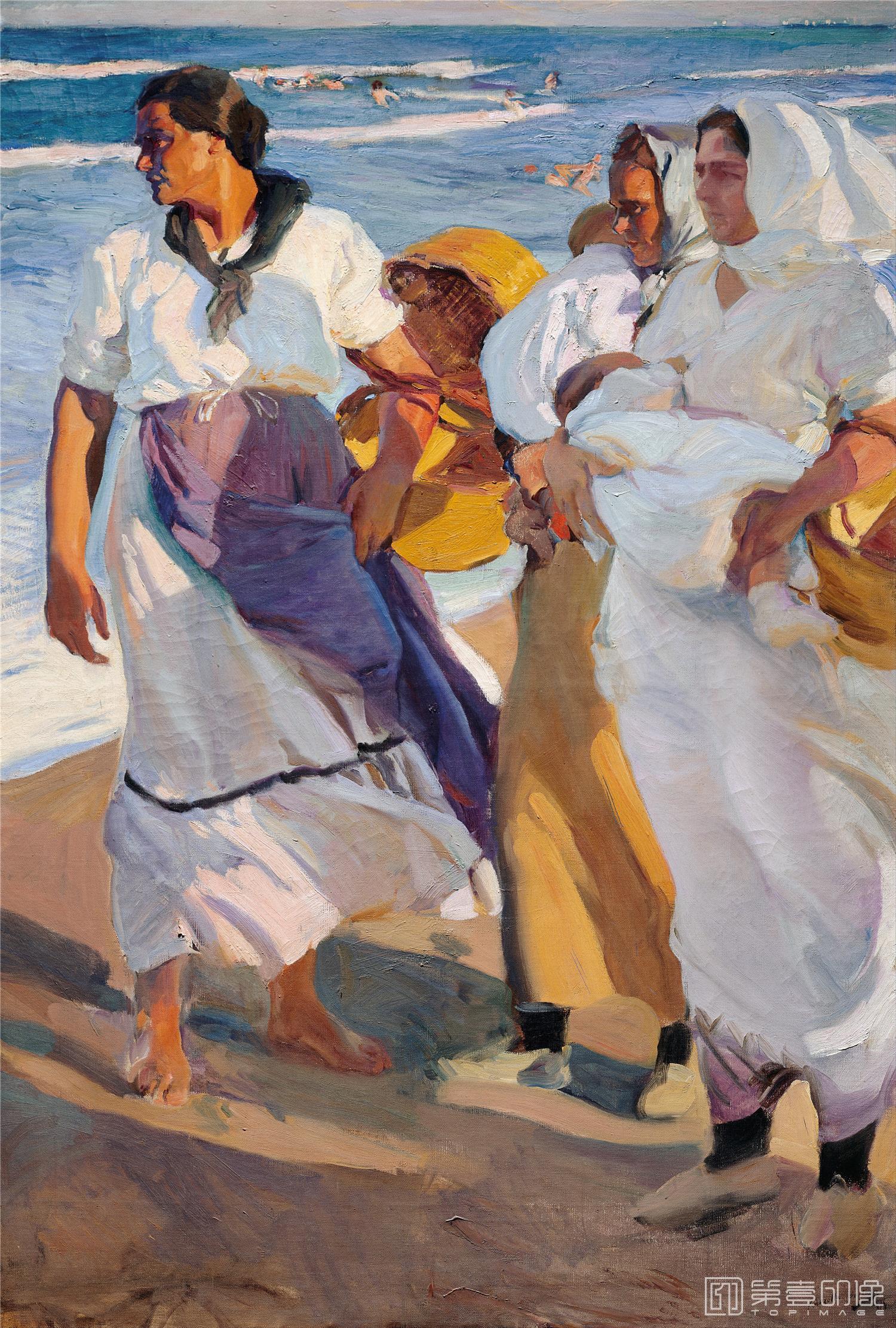 油画-华金·索罗拉亚·巴斯蒂达 Joaquín Sorolla yBastida-063
