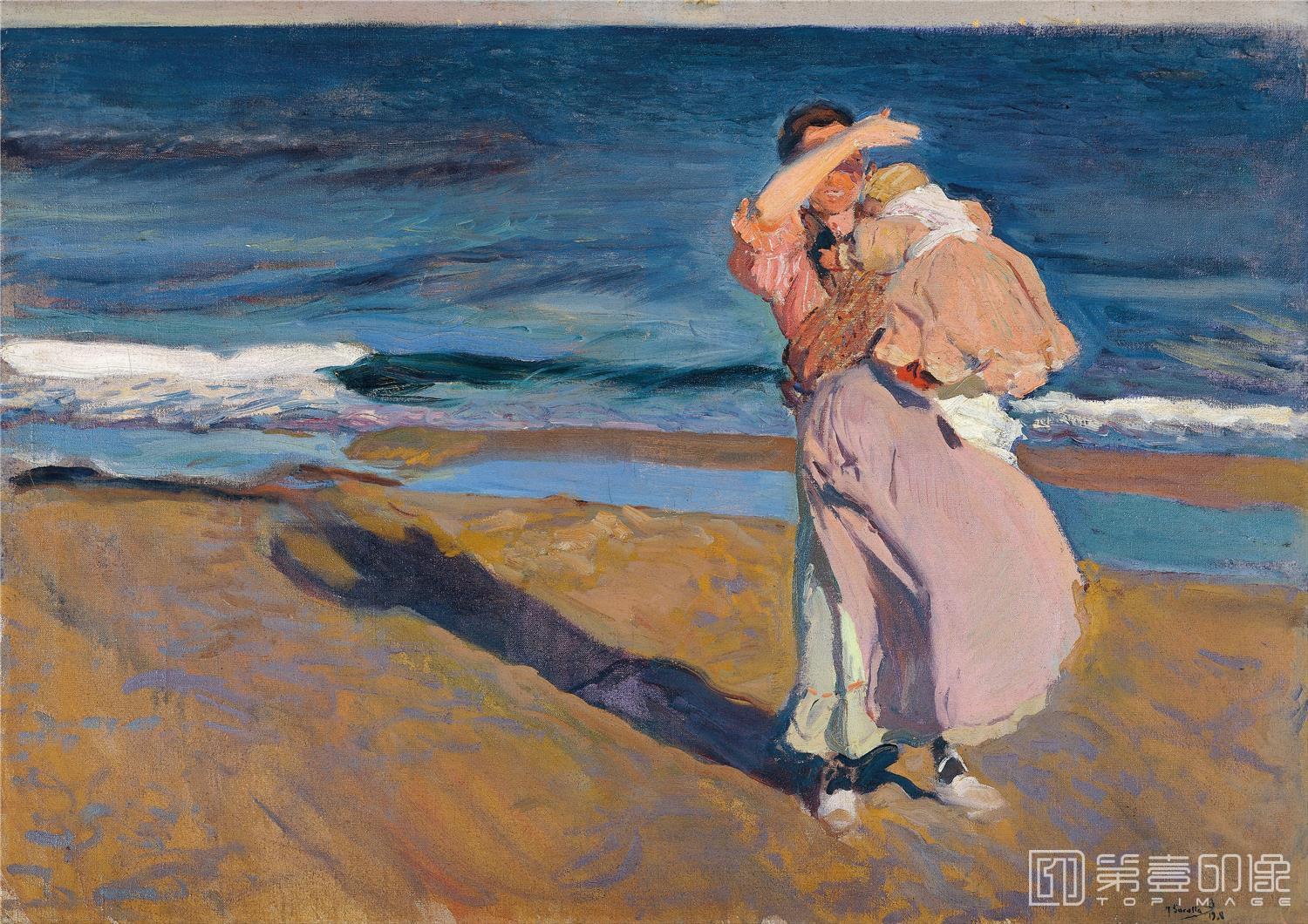 油画-华金·索罗拉亚·巴斯蒂达 Joaquín Sorolla yBastida-064