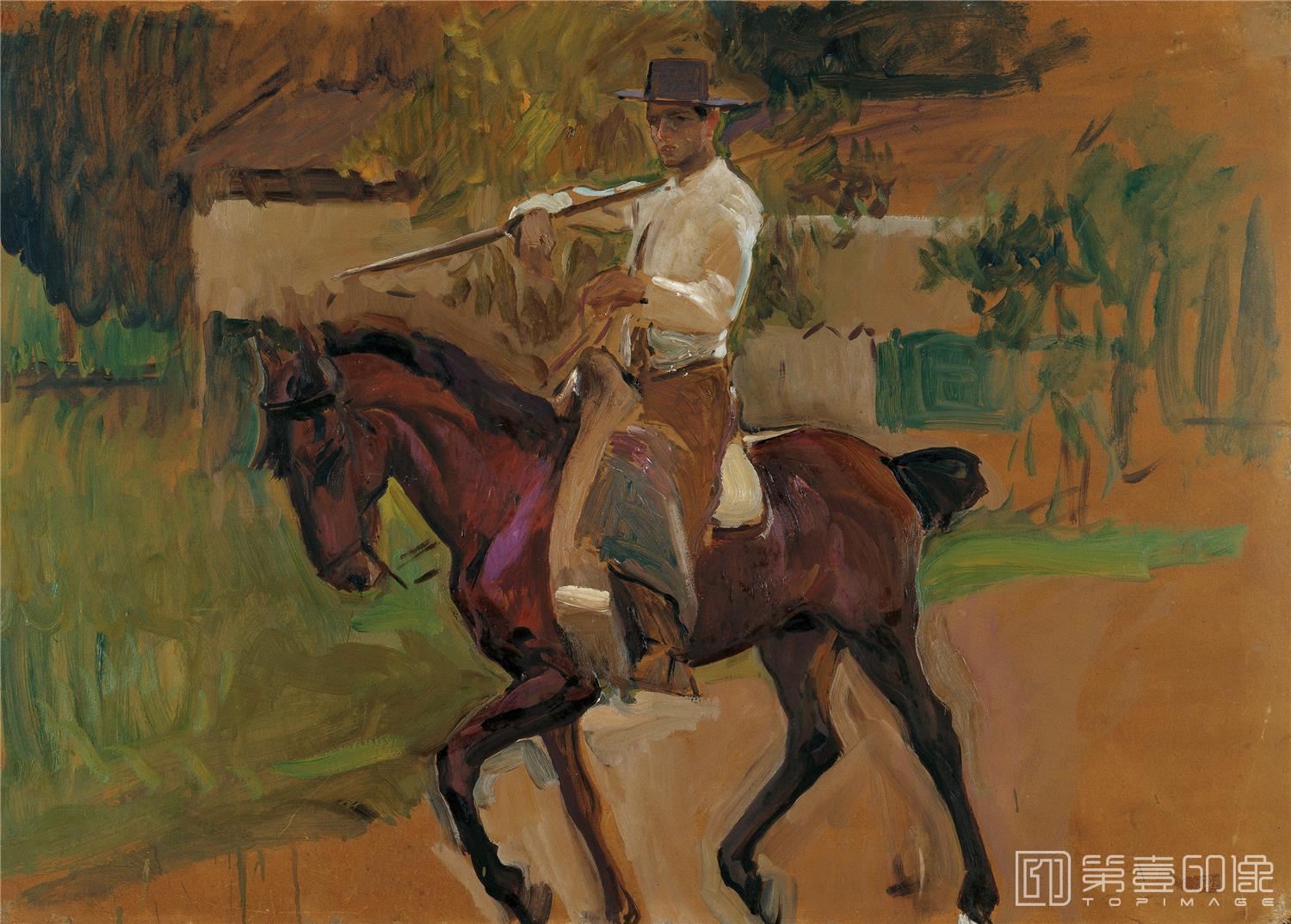 油画-华金·索罗拉亚·巴斯蒂达 Joaquín Sorolla yBastida-065