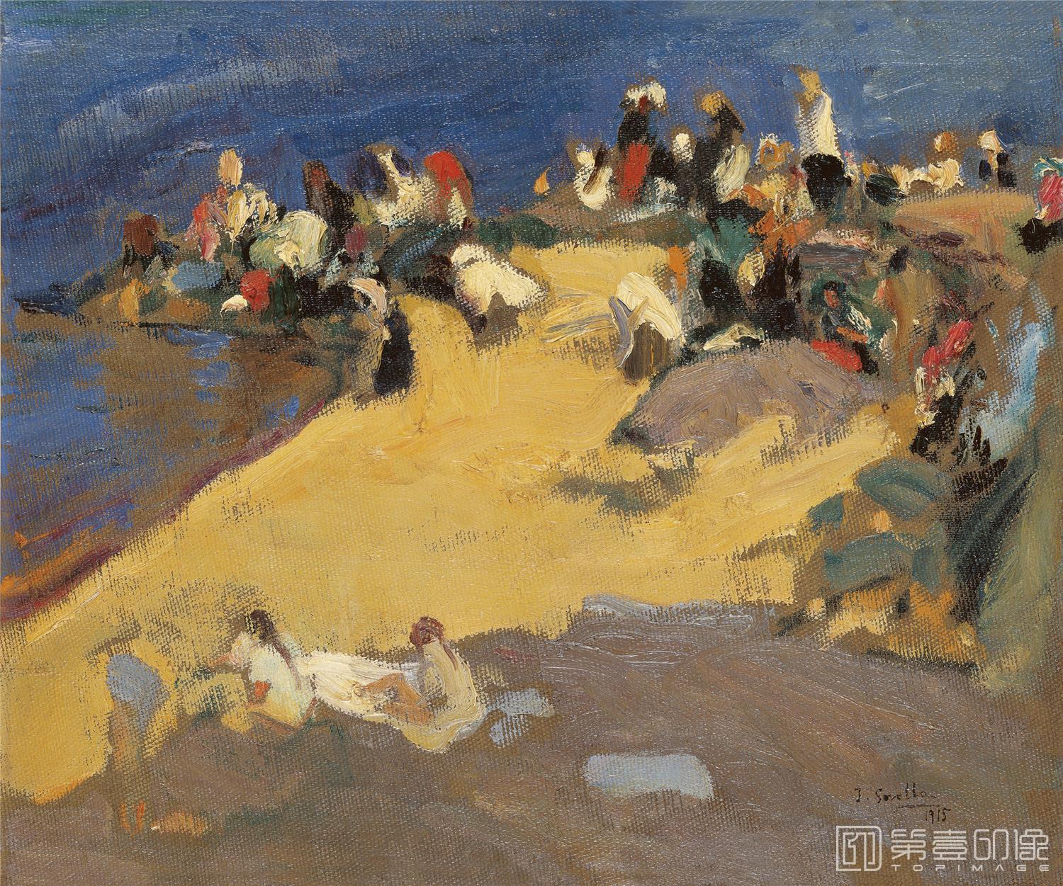油画-华金·索罗拉亚·巴斯蒂达 Joaquín Sorolla yBastida-069
