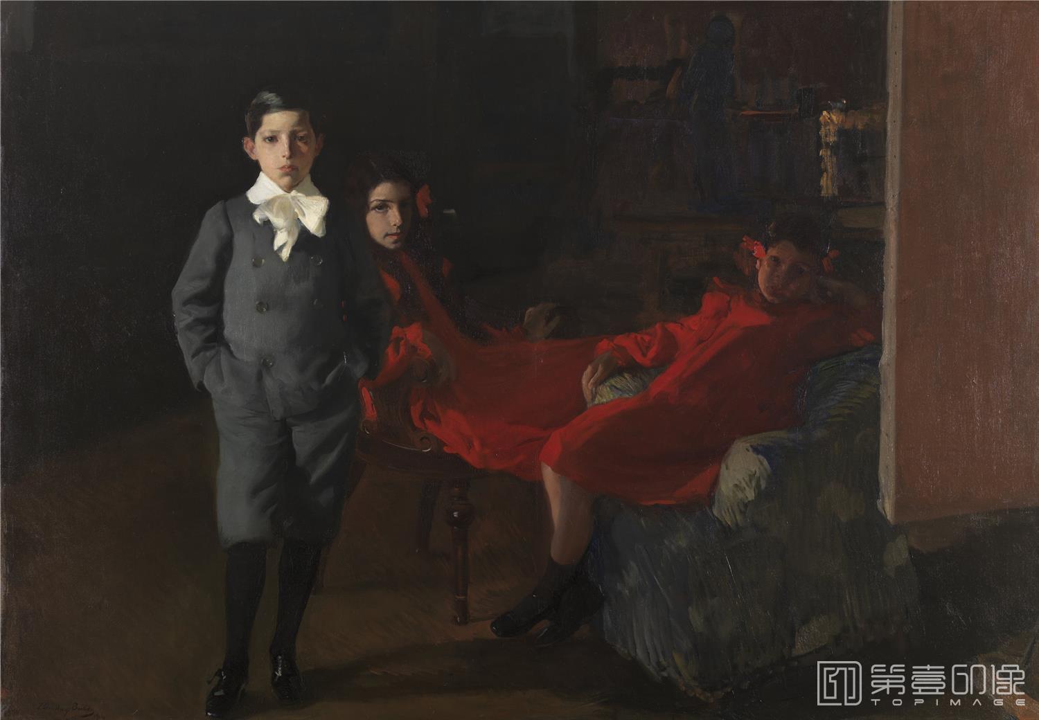 油画-华金·索罗拉亚·巴斯蒂达 Joaquín Sorolla yBastida-071