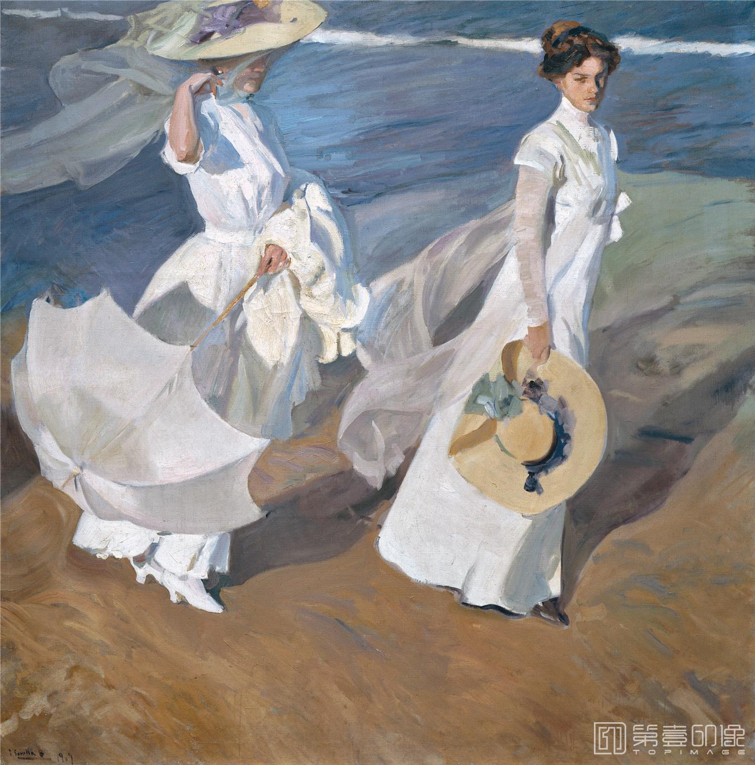 油画-华金·索罗拉亚·巴斯蒂达 Joaquín Sorolla yBastida-081