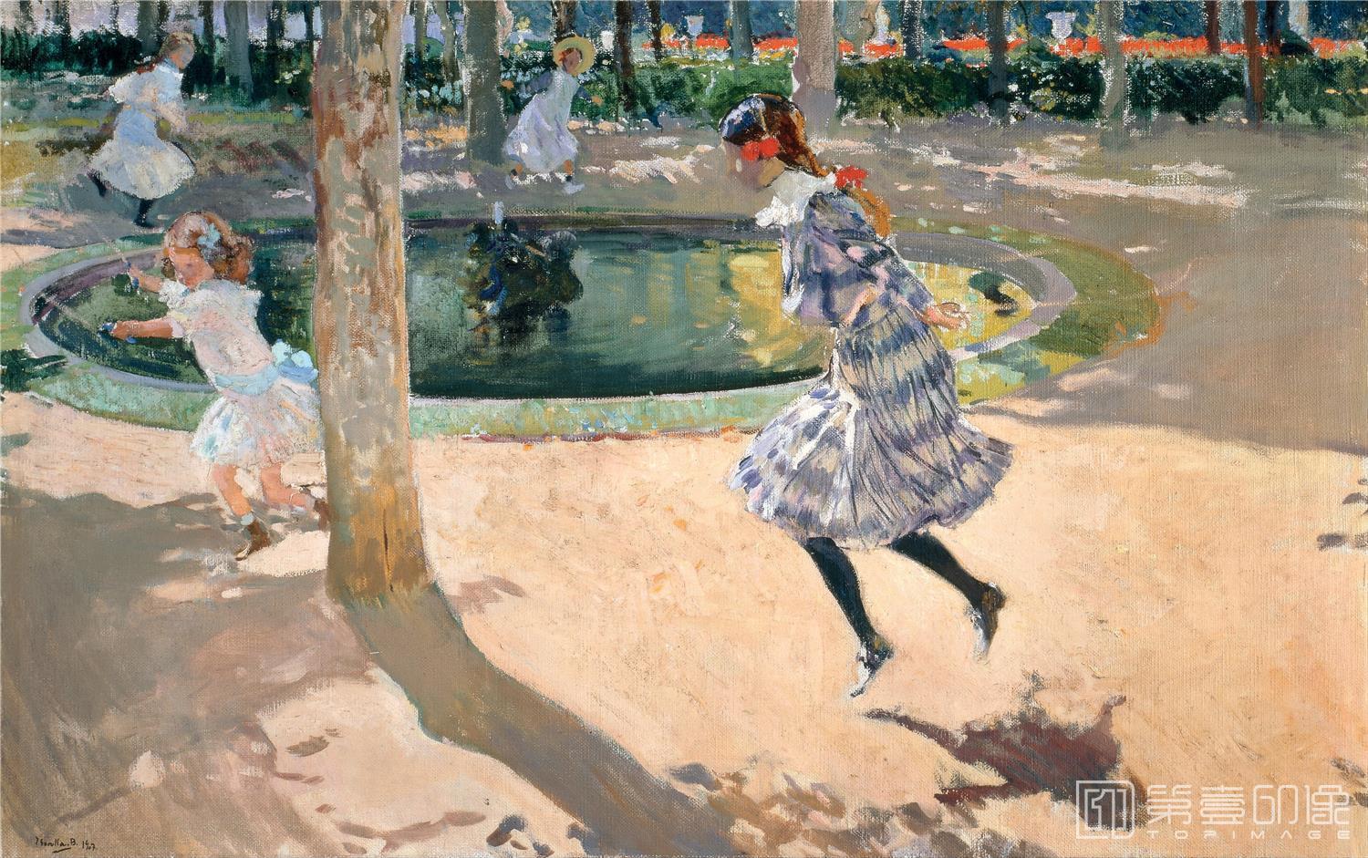油画-华金·索罗拉亚·巴斯蒂达 Joaquín Sorolla yBastida-086