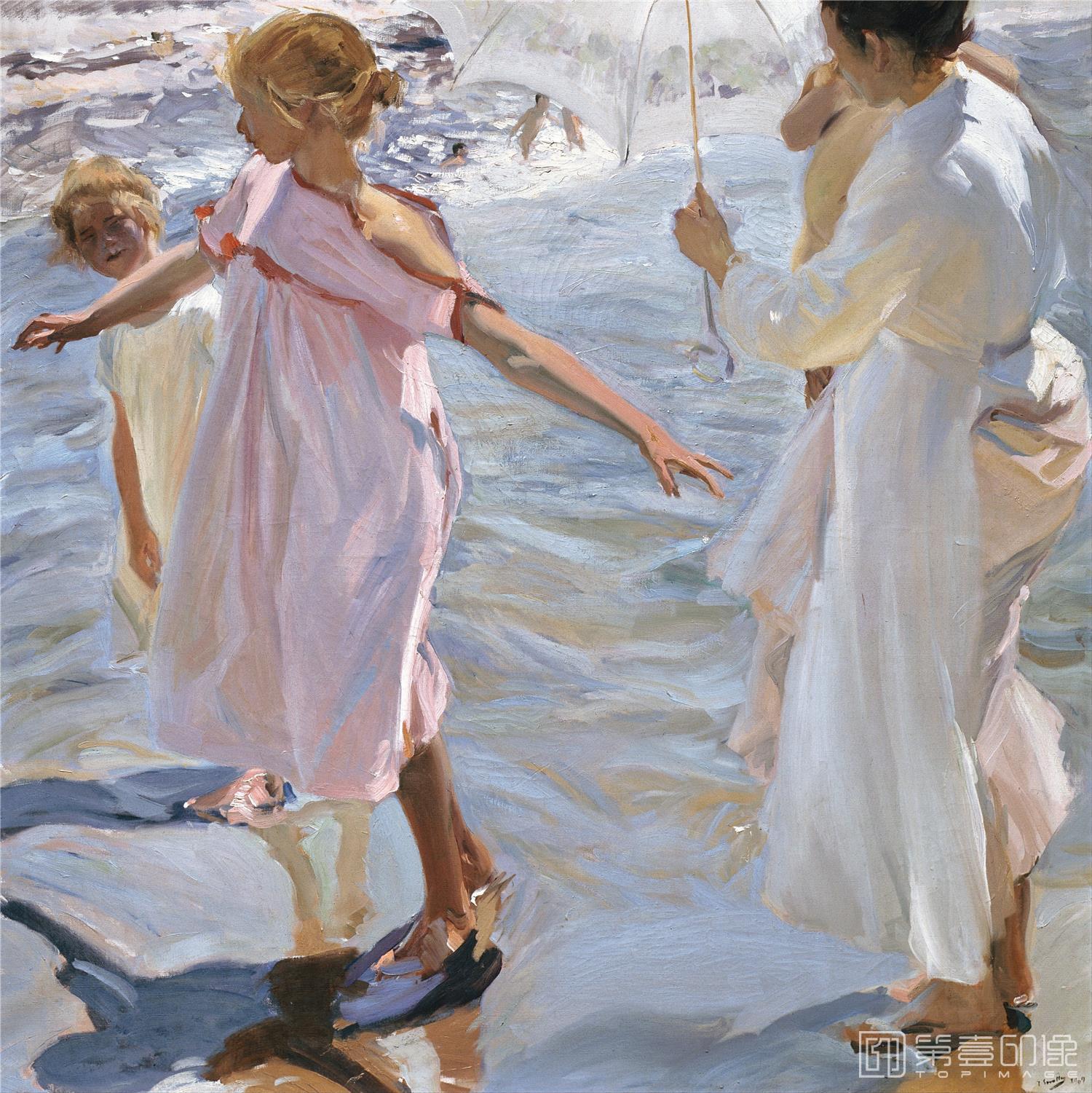 油画-华金·索罗拉亚·巴斯蒂达 Joaquín Sorolla yBastida-087