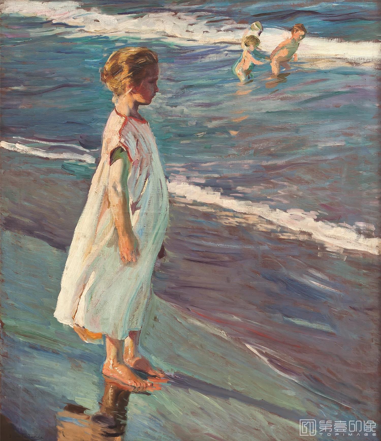 油画-华金·索罗拉亚·巴斯蒂达 Joaquín Sorolla yBastida-092