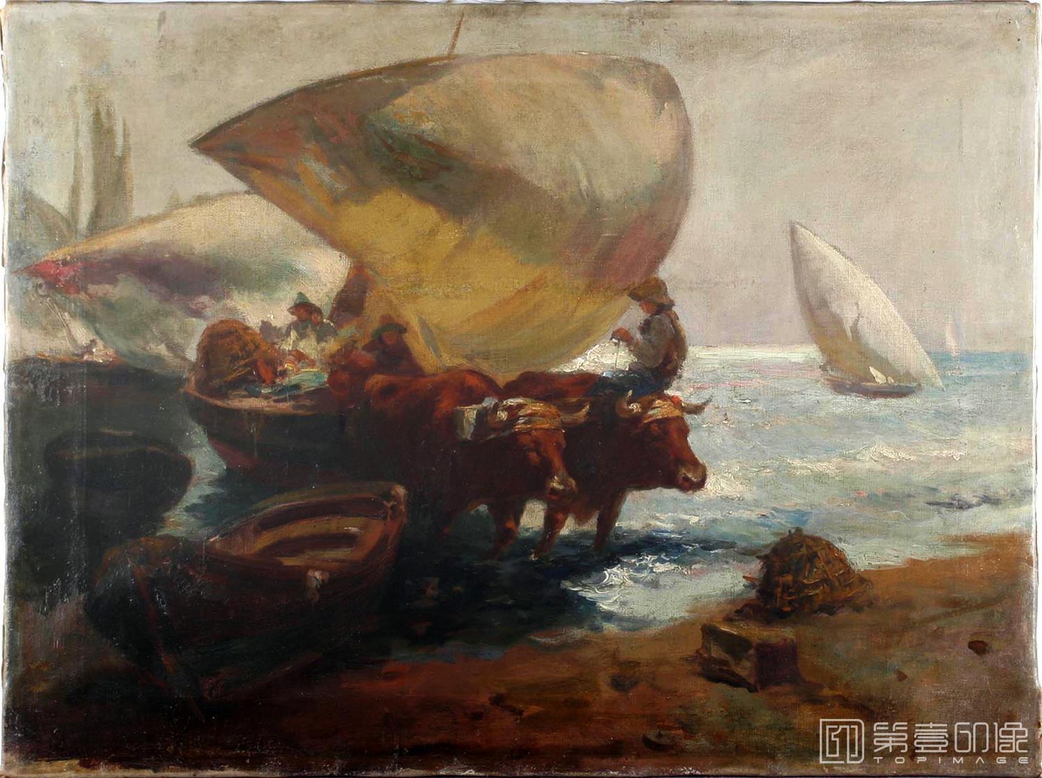 油画-华金·索罗拉亚·巴斯蒂达 Joaquín Sorolla yBastida-098