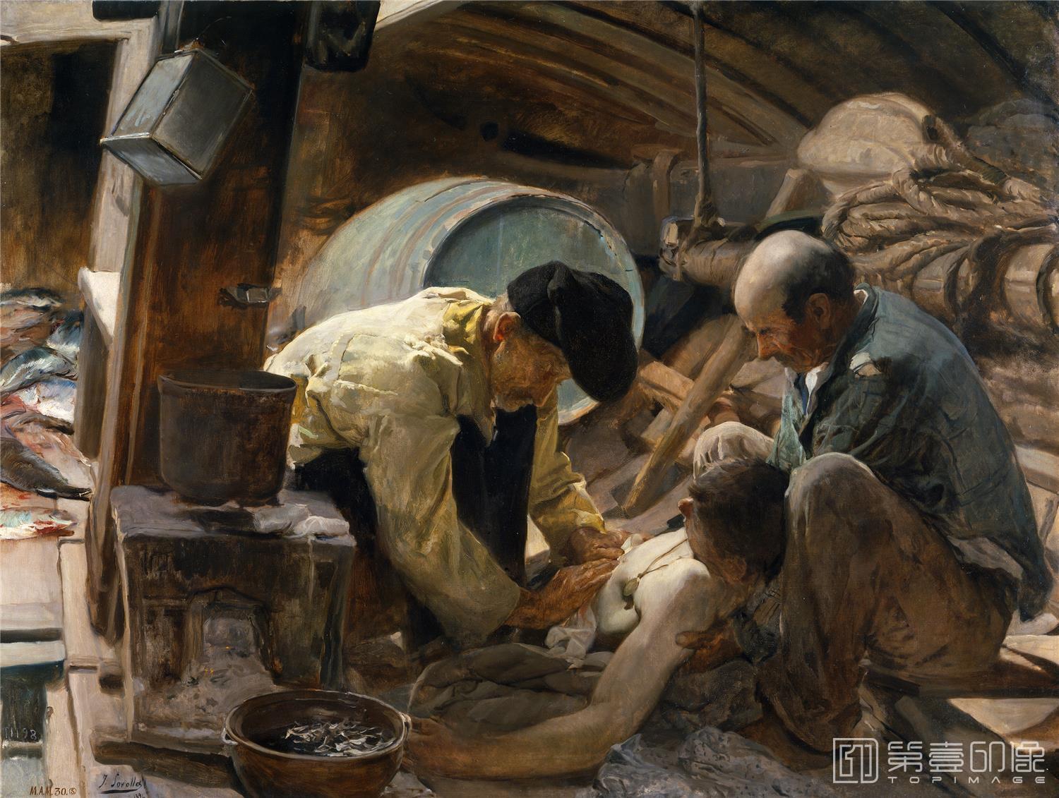 油画-华金·索罗拉亚·巴斯蒂达 Joaquín Sorolla yBastida-099