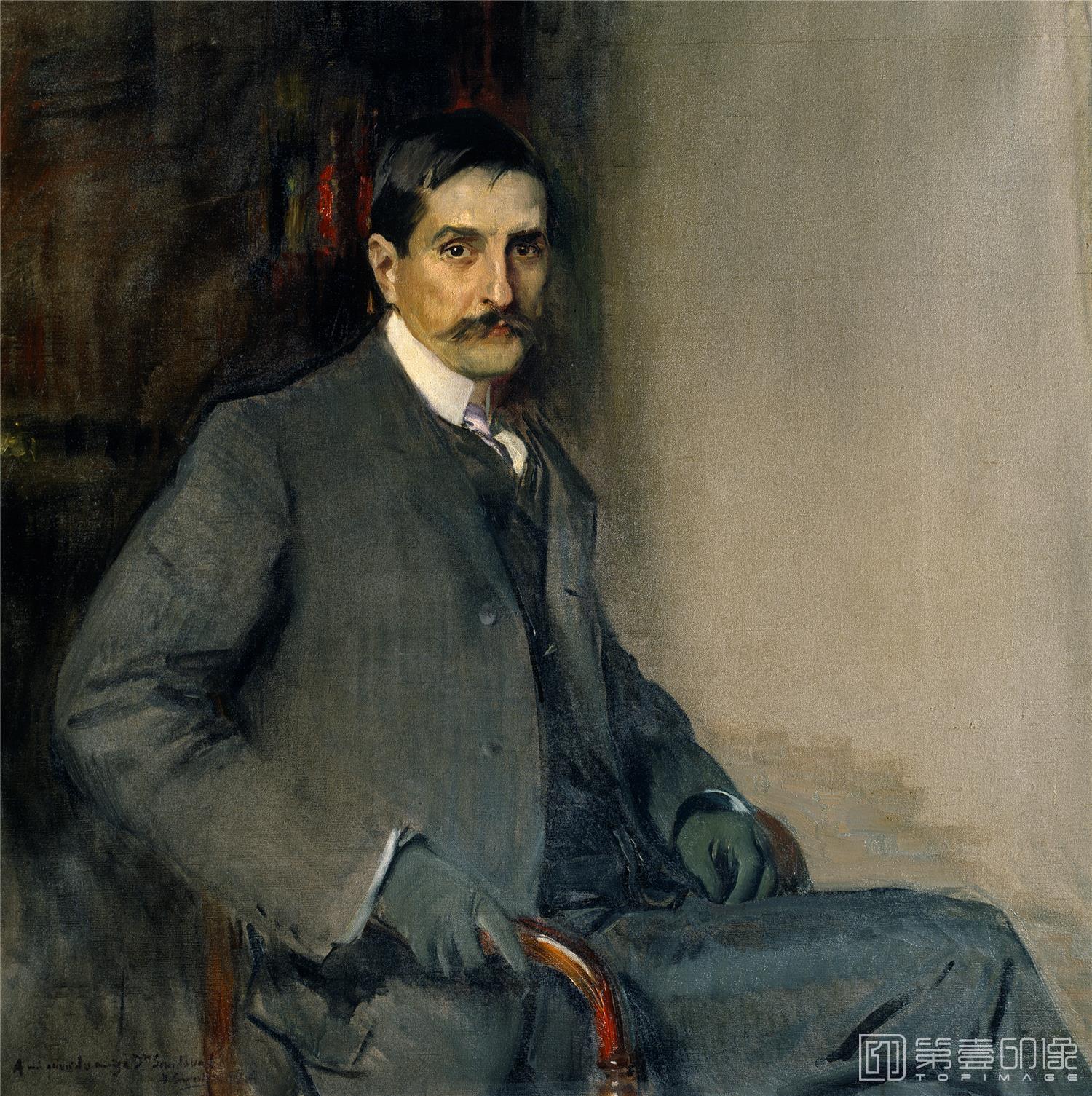 油画-华金·索罗拉亚·巴斯蒂达 Joaquín Sorolla yBastida-101