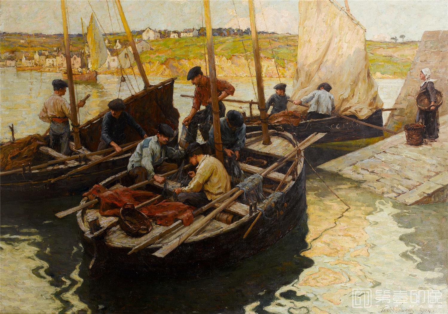 油画-华金·索罗拉亚·巴斯蒂达 Joaquín Sorolla yBastida-110