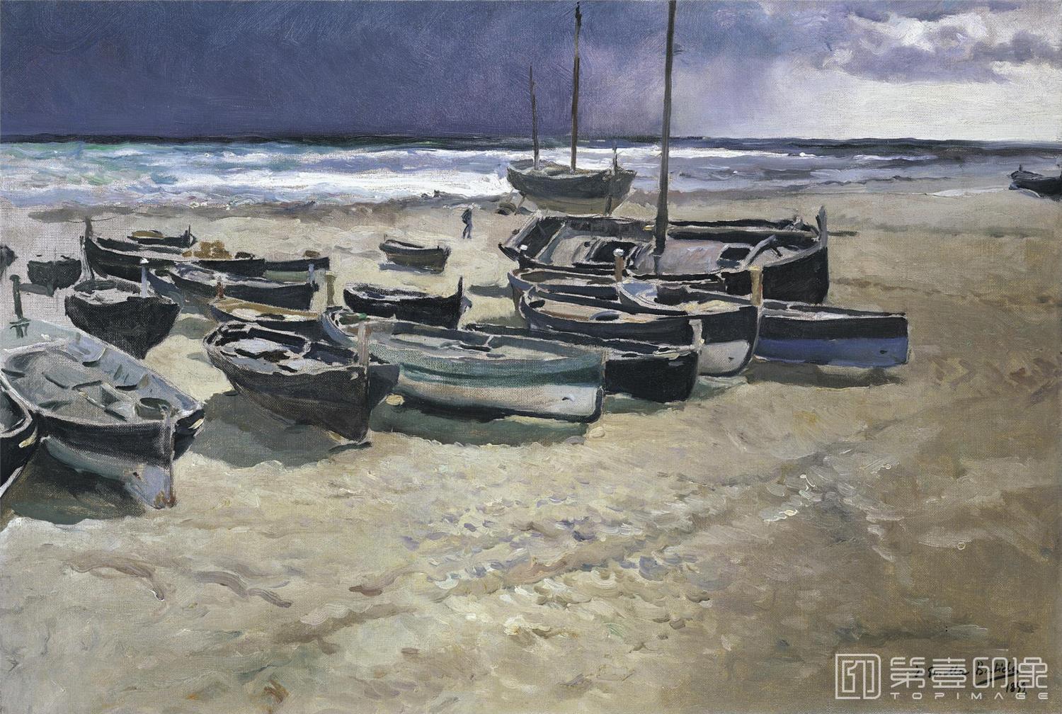 油画-华金·索罗拉亚·巴斯蒂达 Joaquín Sorolla yBastida-112