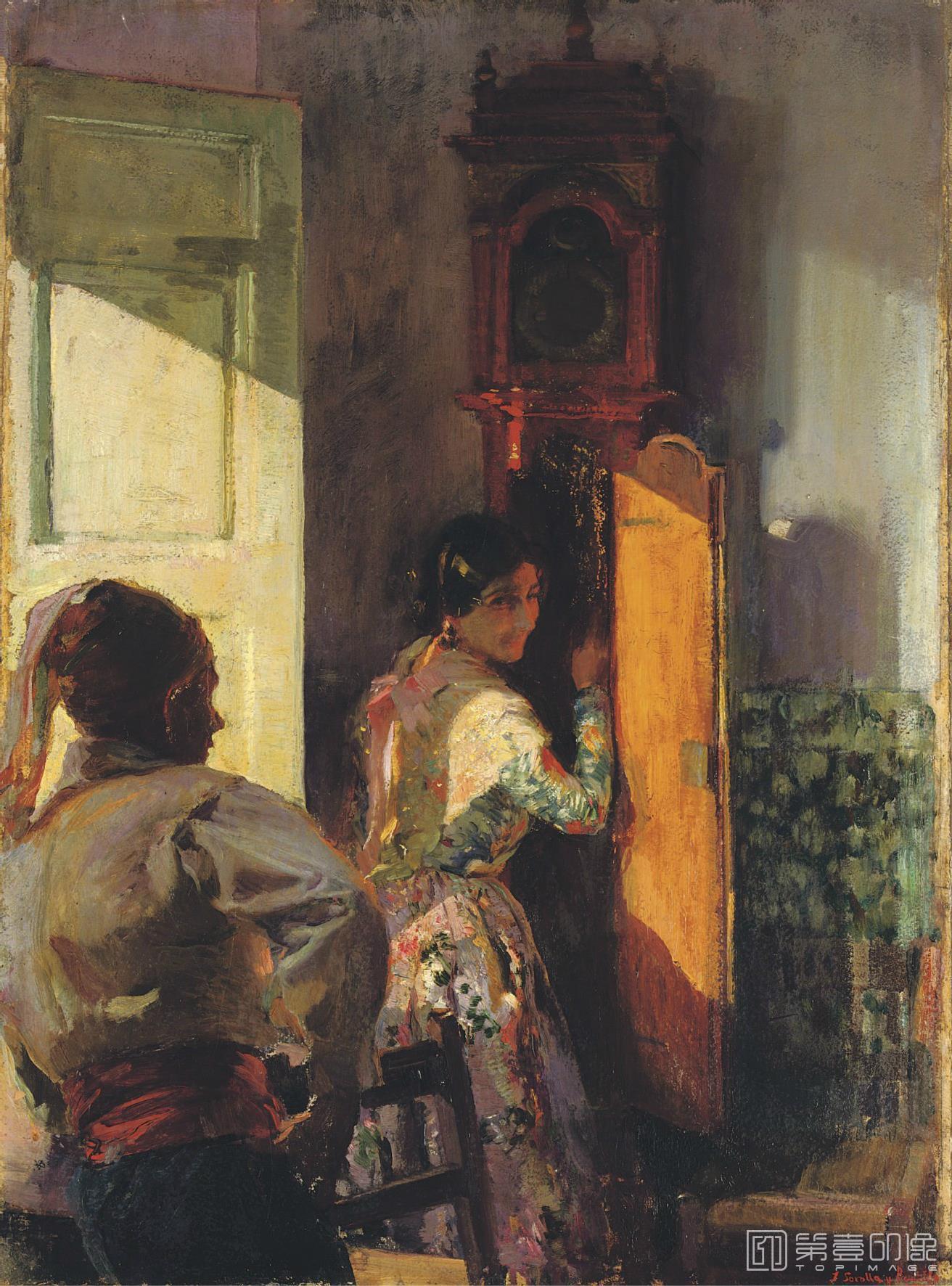 油画-华金·索罗拉亚·巴斯蒂达 Joaquín Sorolla yBastida-115