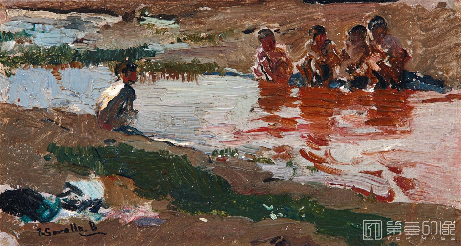 油画-华金·索罗拉亚·巴斯蒂达 Joaquín Sorolla yBastida-117