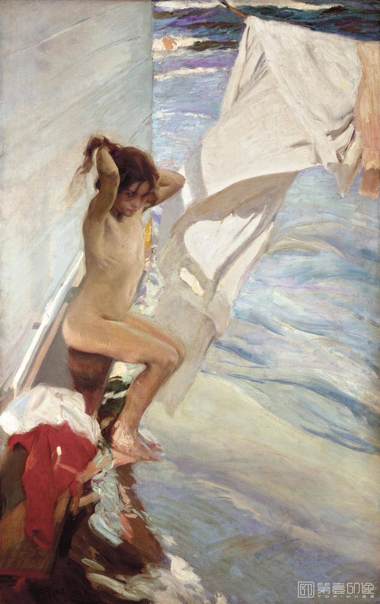 油画-华金·索罗拉亚·巴斯蒂达 Joaquín Sorolla yBastida-120