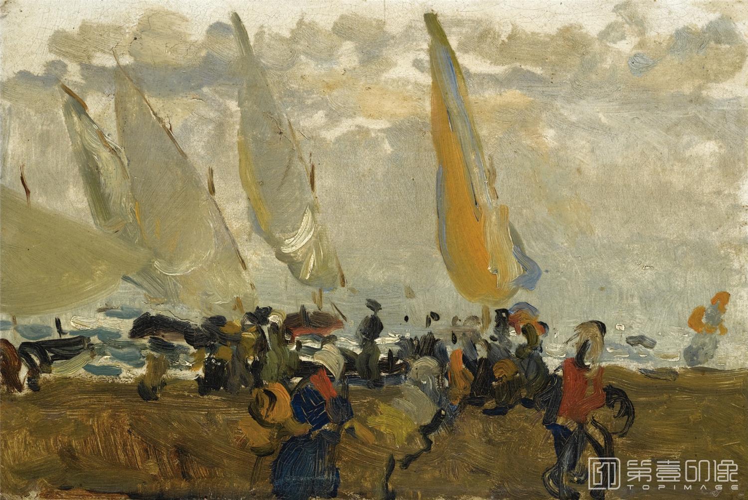 油画-华金·索罗拉亚·巴斯蒂达 Joaquín Sorolla yBastida-124