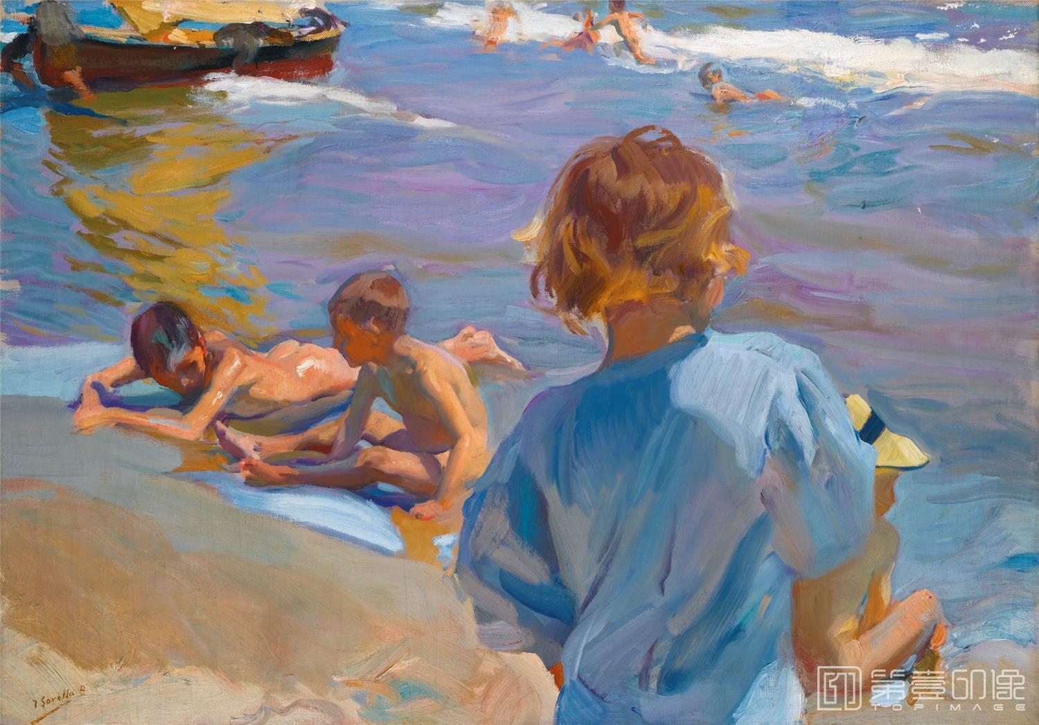 油画-华金·索罗拉亚·巴斯蒂达 Joaquín Sorolla yBastida-127