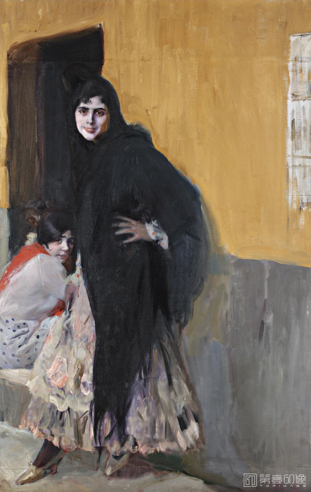 油画-华金·索罗拉亚·巴斯蒂达 Joaquín Sorolla yBastida-132