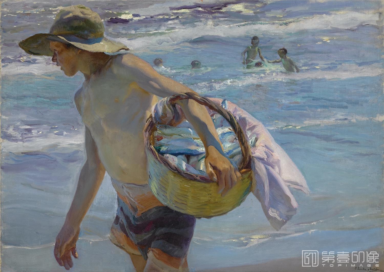 油画-华金·索罗拉亚·巴斯蒂达 Joaquín Sorolla yBastida-134