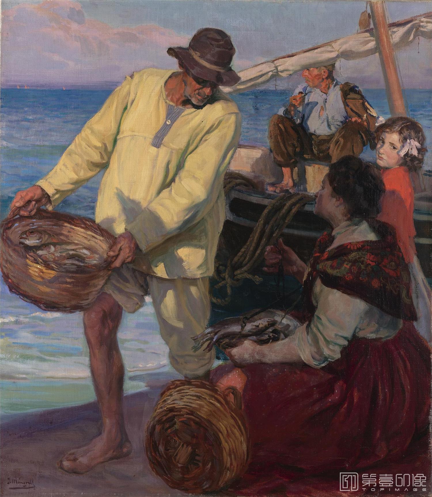 油画-华金·索罗拉亚·巴斯蒂达 Joaquín Sorolla yBastida-141