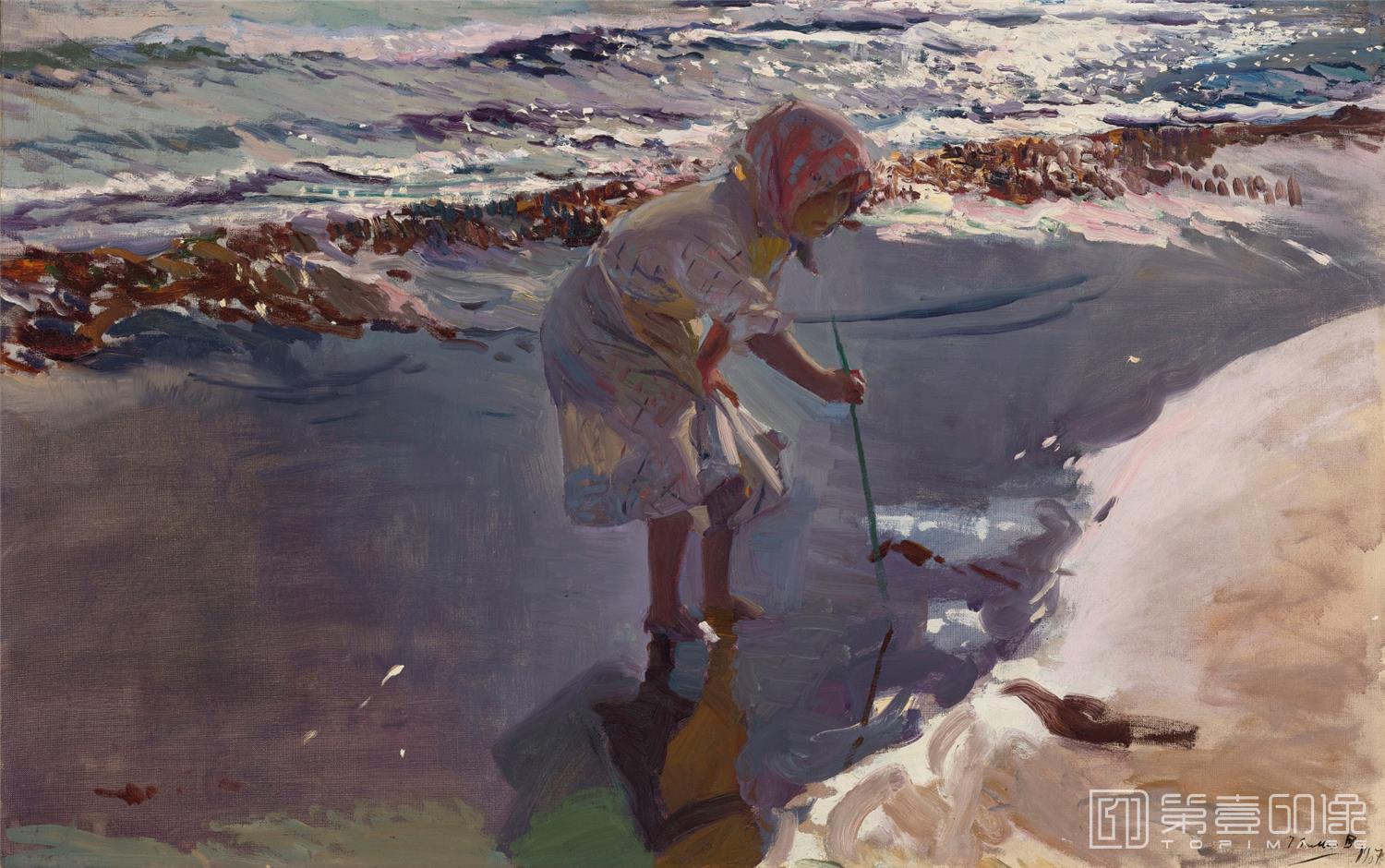 油画-华金·索罗拉亚·巴斯蒂达 Joaquín Sorolla yBastida-145