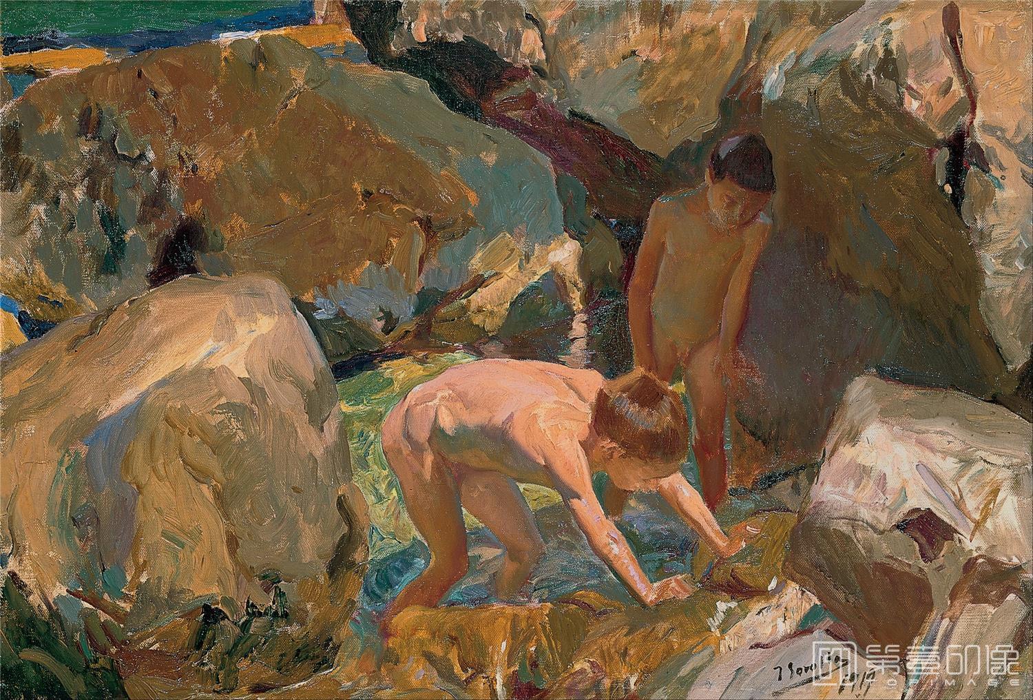 油画-华金·索罗拉亚·巴斯蒂达 Joaquín Sorolla yBastida-146