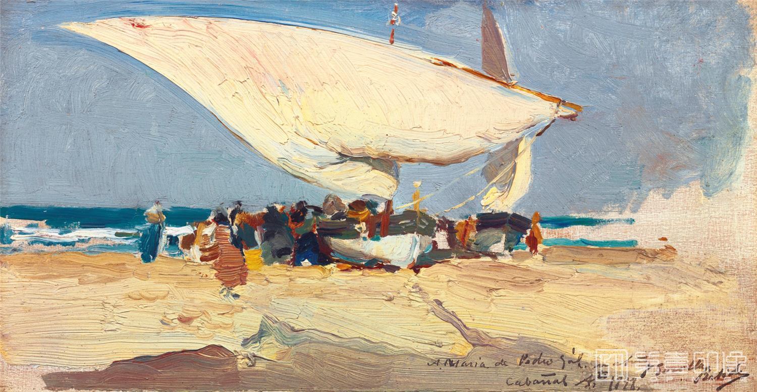 油画-华金·索罗拉亚·巴斯蒂达 Joaquín Sorolla yBastida-148