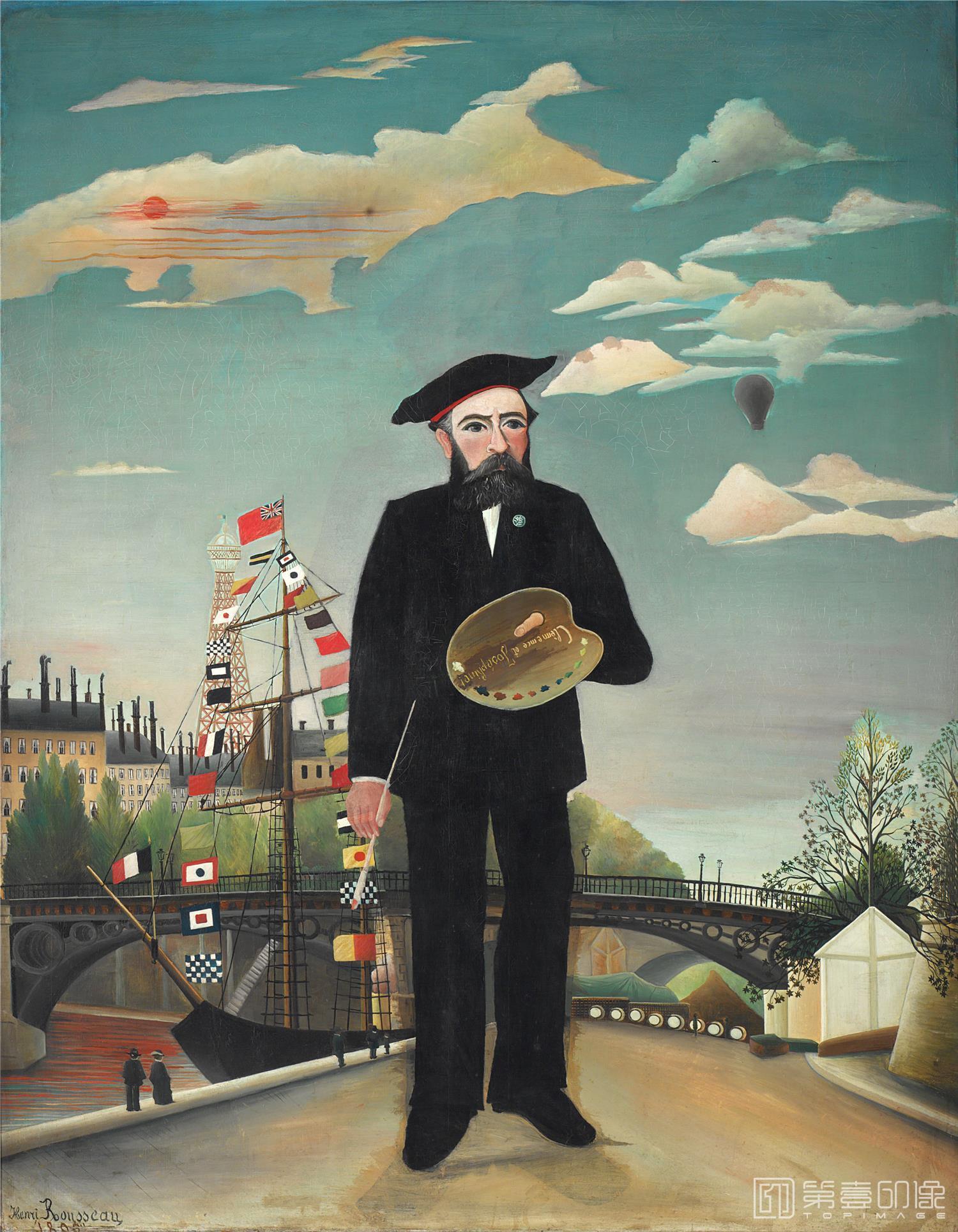 油画-亨利·朱利安·费利克斯·卢梭 Henri Julien Félix Rousseau作品集-01
