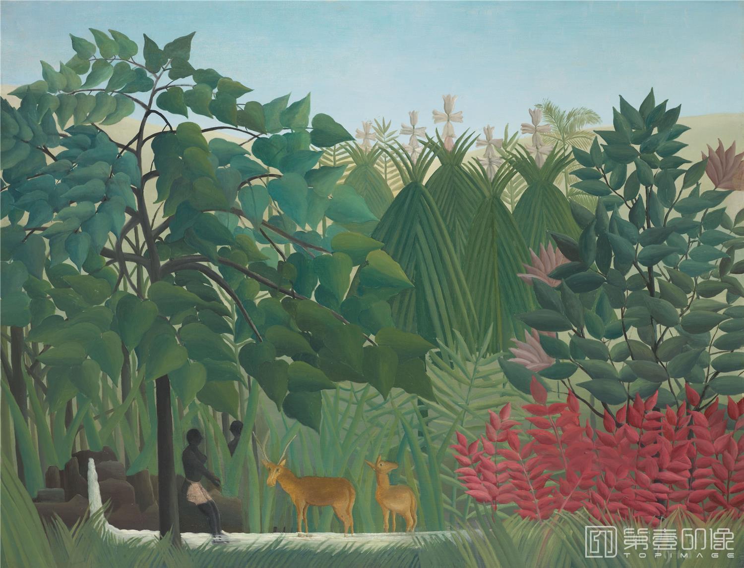 油画-亨利·朱利安·费利克斯·卢梭 Henri Julien Félix Rousseau作品集-02