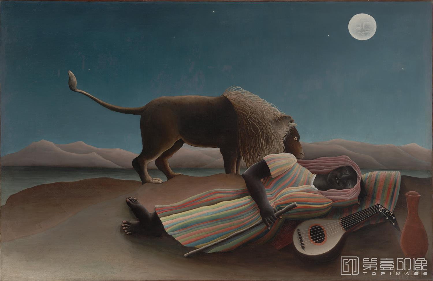 油画-亨利·朱利安·费利克斯·卢梭 Henri Julien Félix Rousseau作品集-03