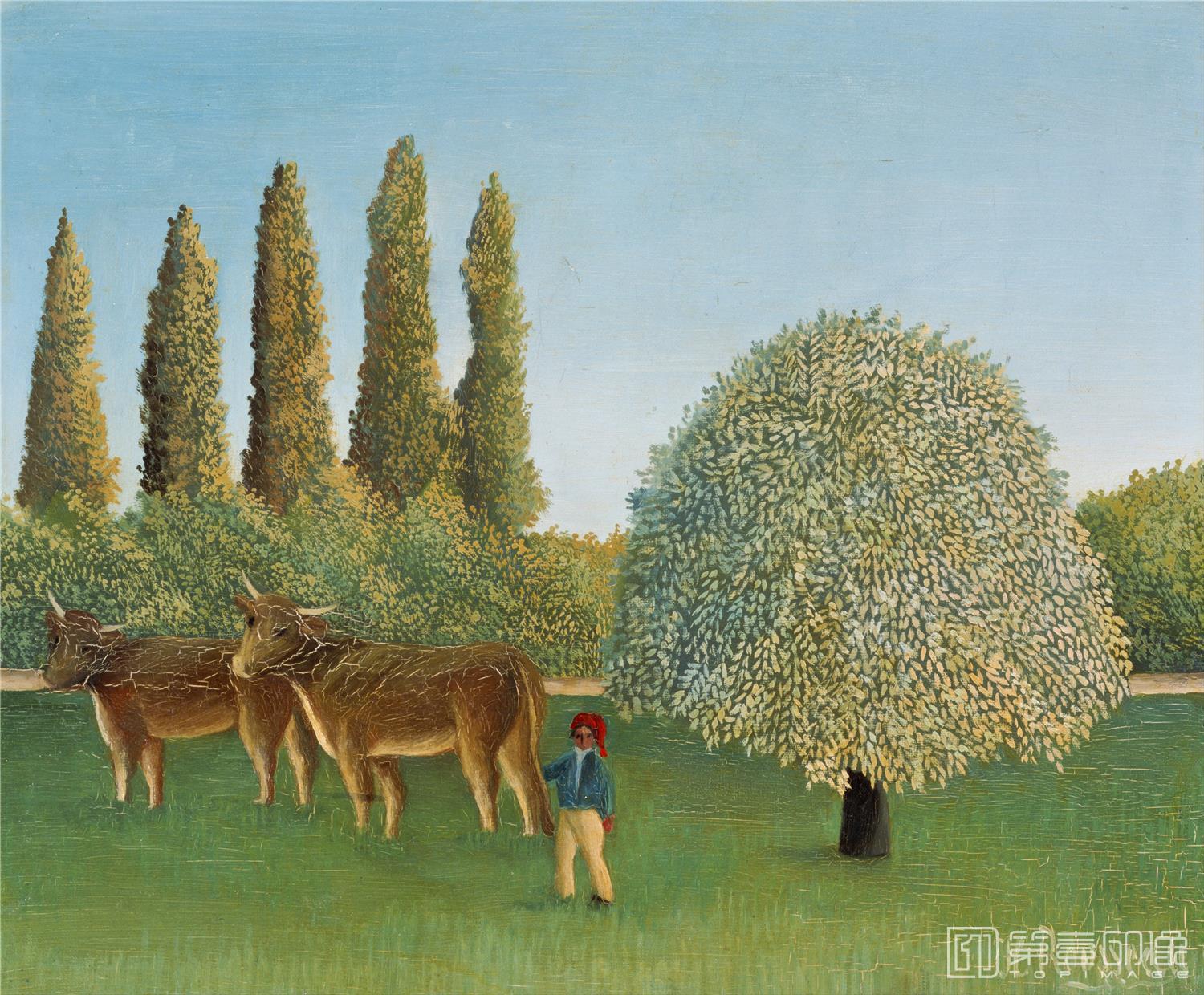 油画-亨利·朱利安·费利克斯·卢梭 Henri Julien Félix Rousseau作品集-07