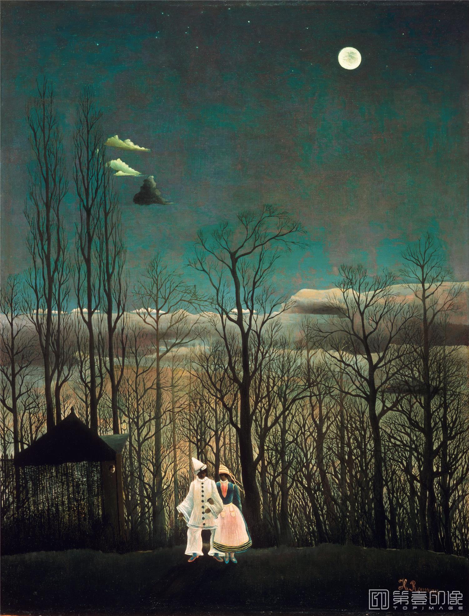 油画-亨利·朱利安·费利克斯·卢梭 Henri Julien Félix Rousseau作品集-08