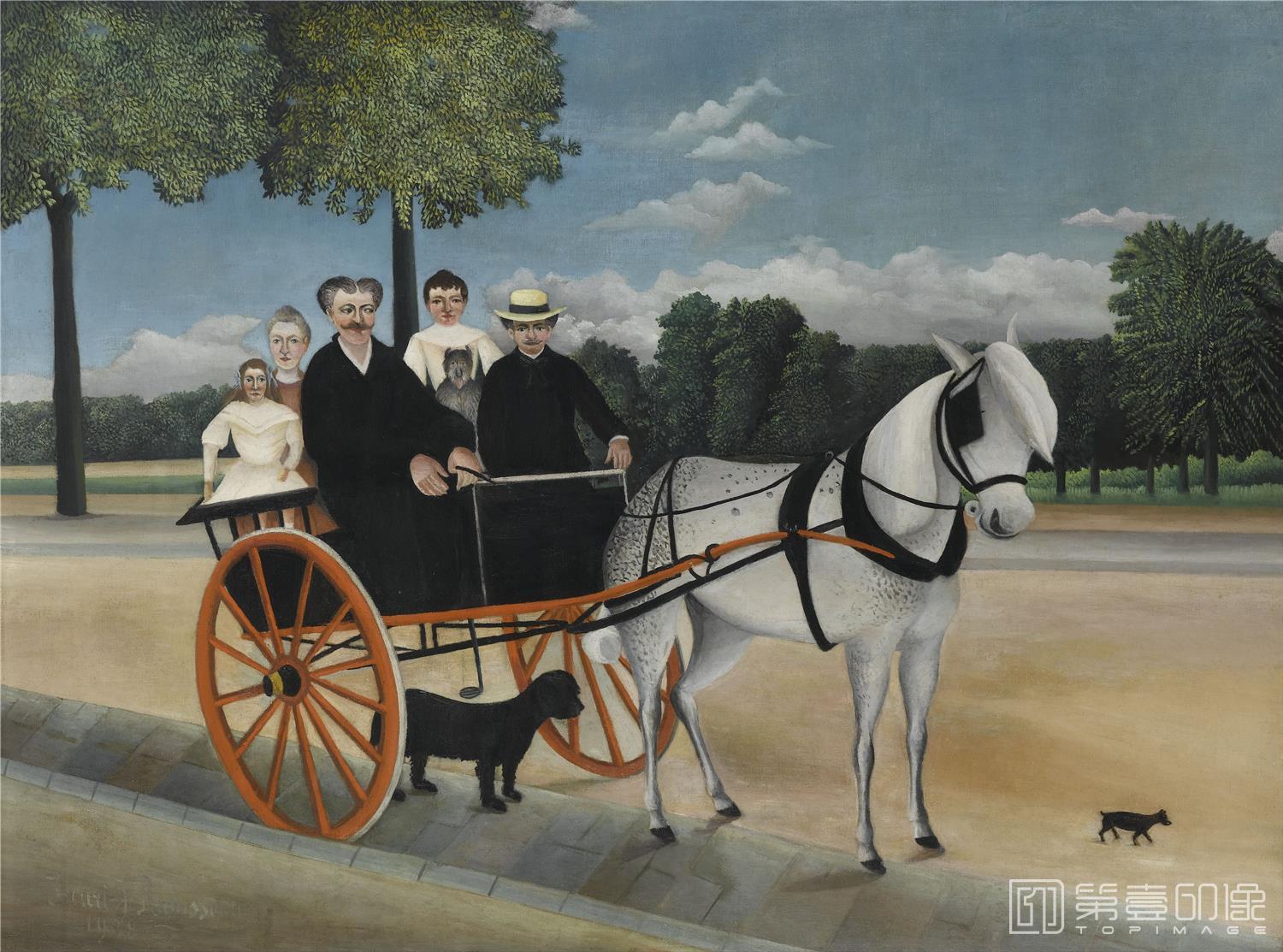 油画-亨利·朱利安·费利克斯·卢梭 Henri Julien Félix Rousseau作品集-09