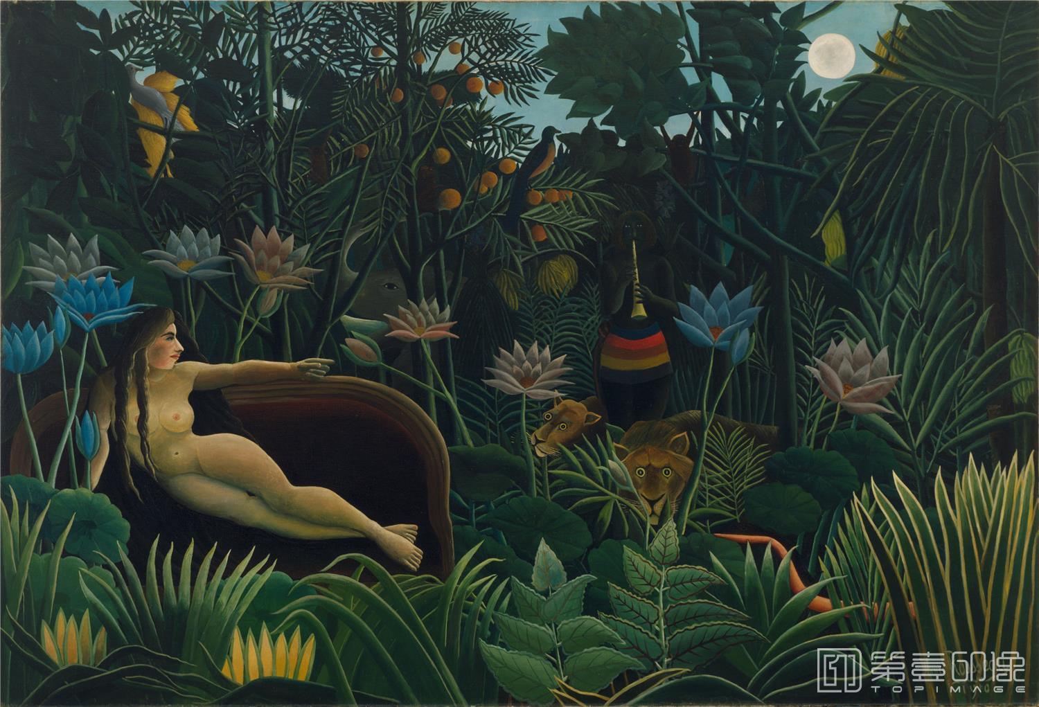 油画-亨利·朱利安·费利克斯·卢梭 Henri Julien Félix Rousseau作品集-11