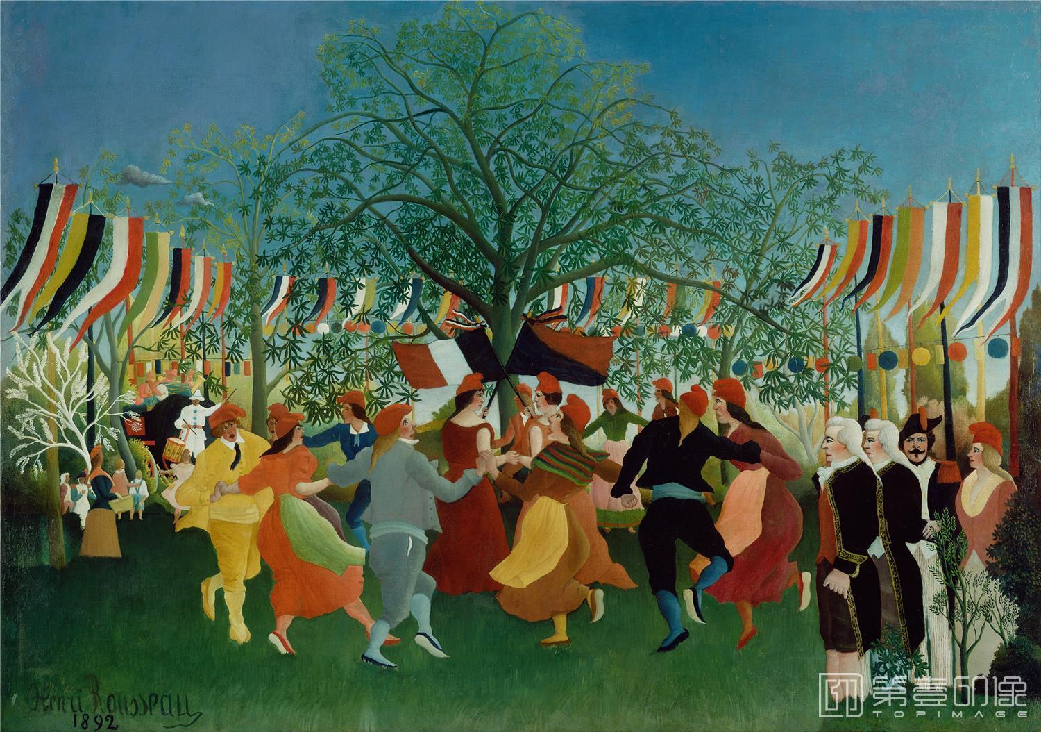 油画-亨利·朱利安·费利克斯·卢梭 Henri Julien Félix Rousseau作品集-13